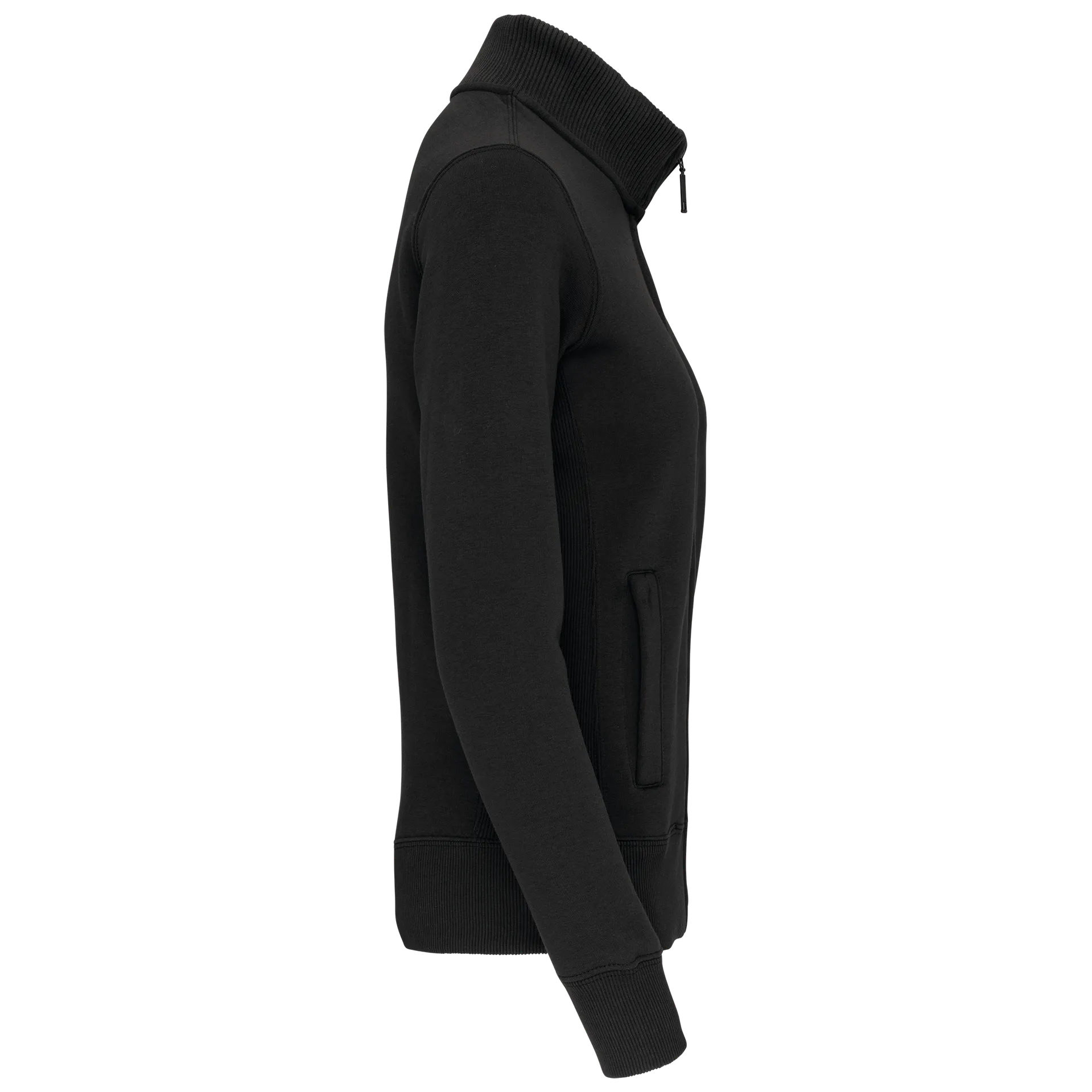 Damen Fleece-Sweater mit Zip