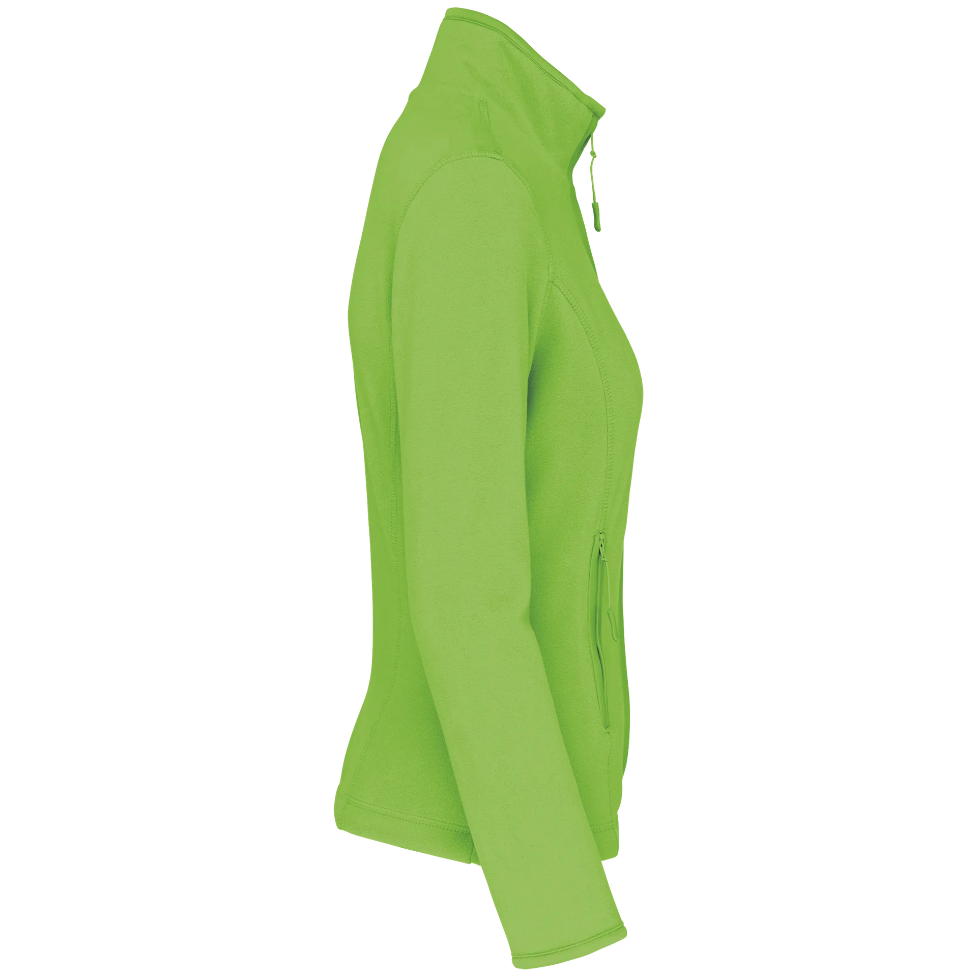 Mikrofleece-Jacke mit Reißverschluss für Damen