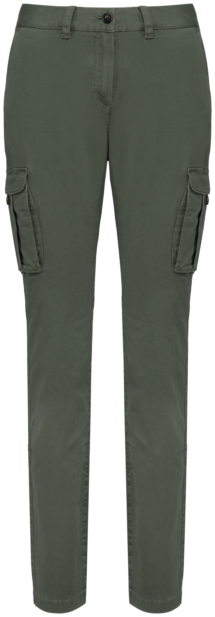 Umweltfreundliche ausgewaschene Cargohose für Damen