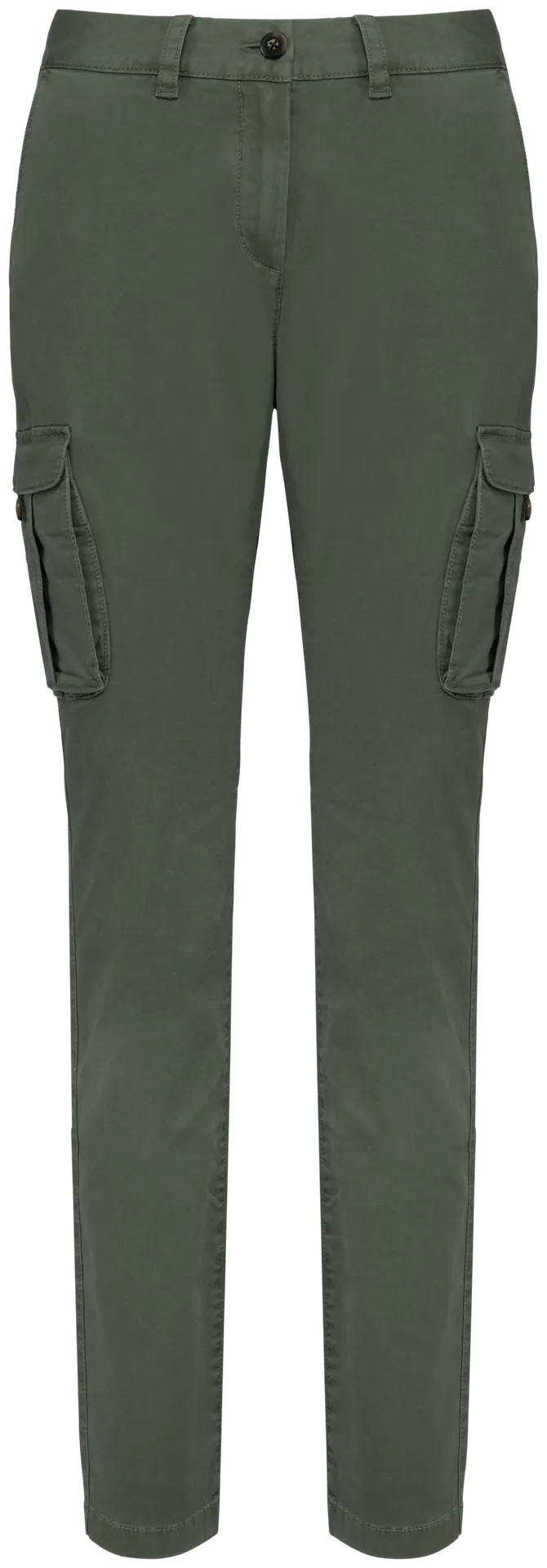 Umweltfreundliche ausgewaschene Cargohose für Damen