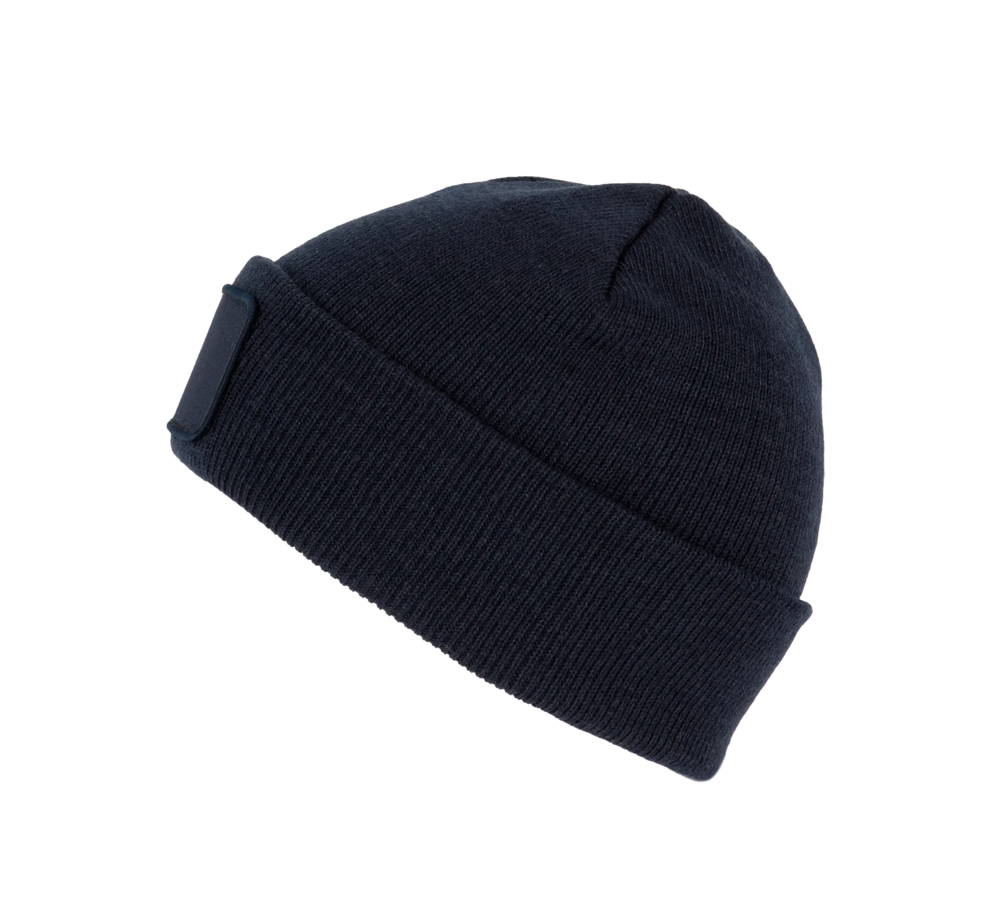 Recycelte Mütze mit Patch