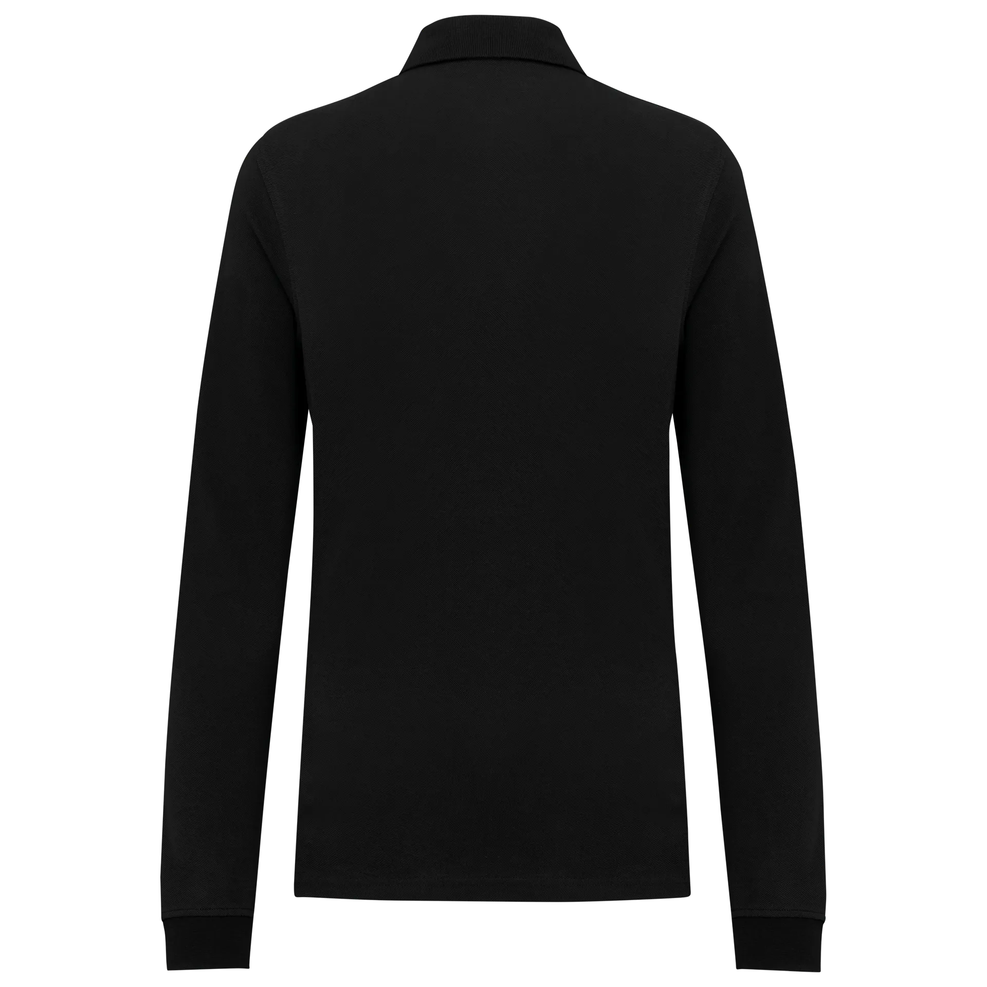 Damen Piqué-Polohemd lange Ärmel Bio180