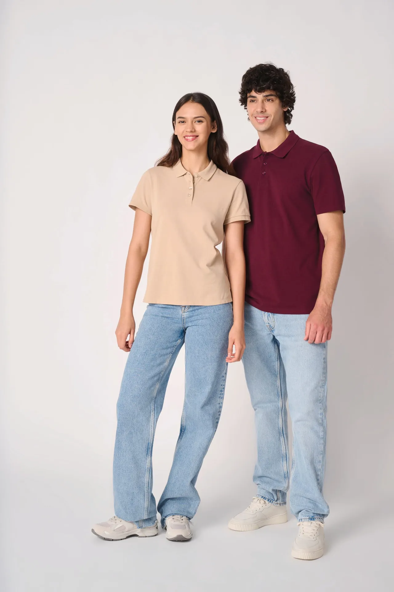 Damen Piqué-Poloshirt