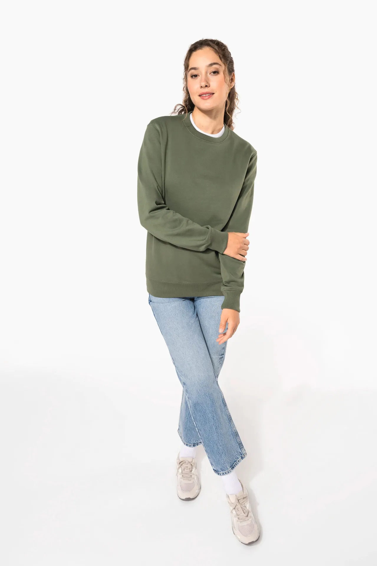 Recyceltes Unisex-Sweatshirt mit Rundhalsausschnitt