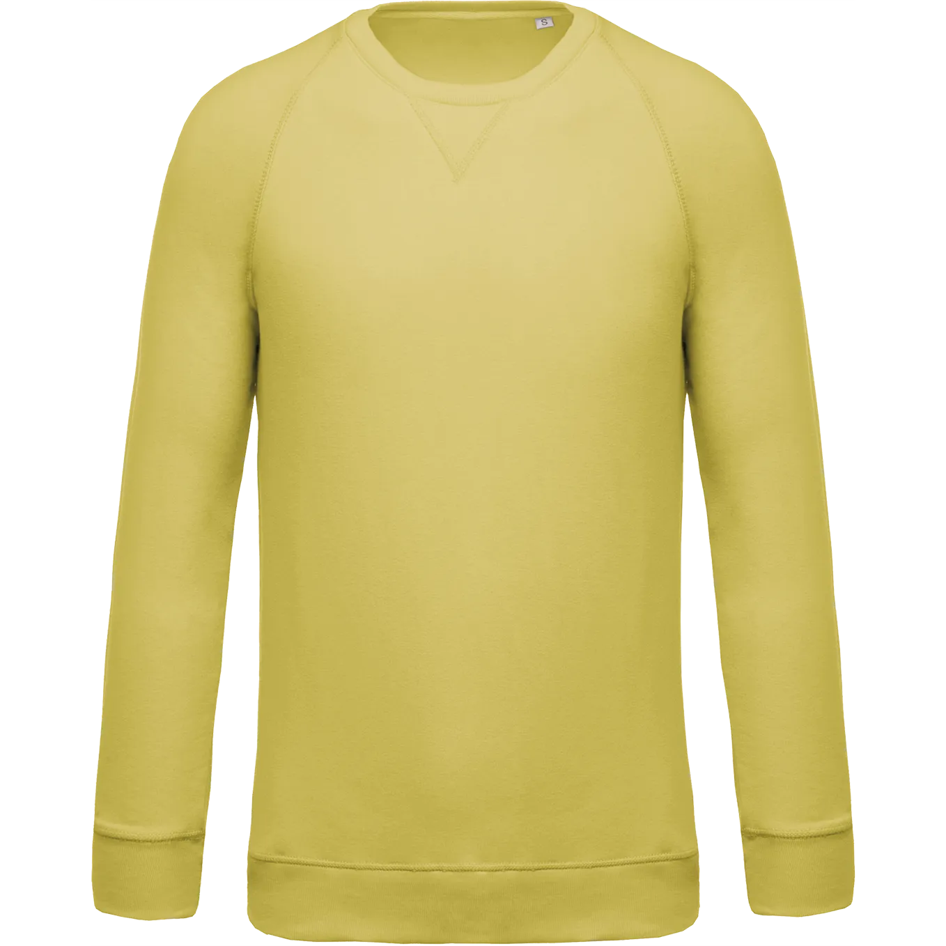 Herren Sweatshirt BIO-BAUMWOLLE Rundhalsausschnitt Raglanärmel