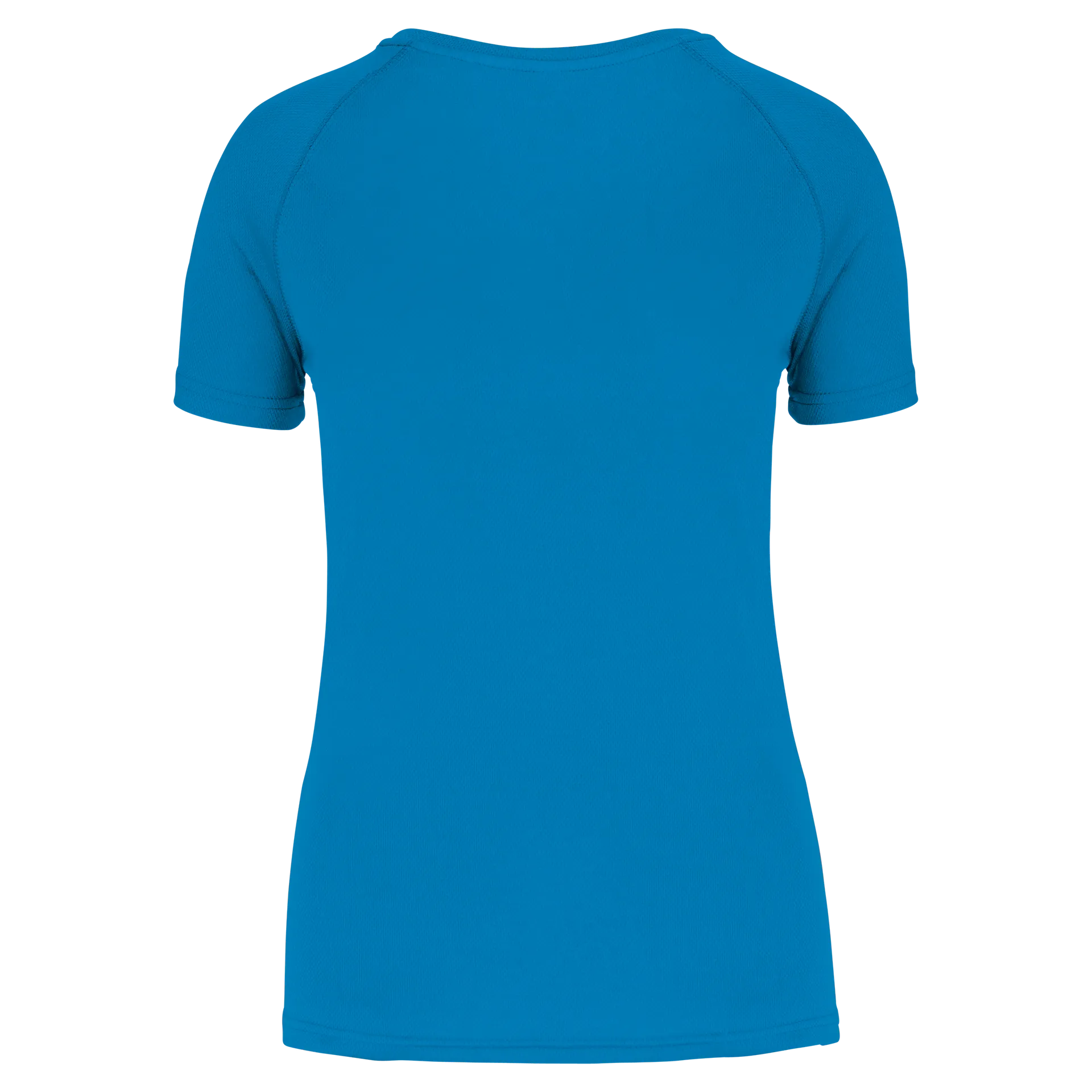 Damen-Sportshirt aus Recyclingmaterial mit Rundhalsausschnitt