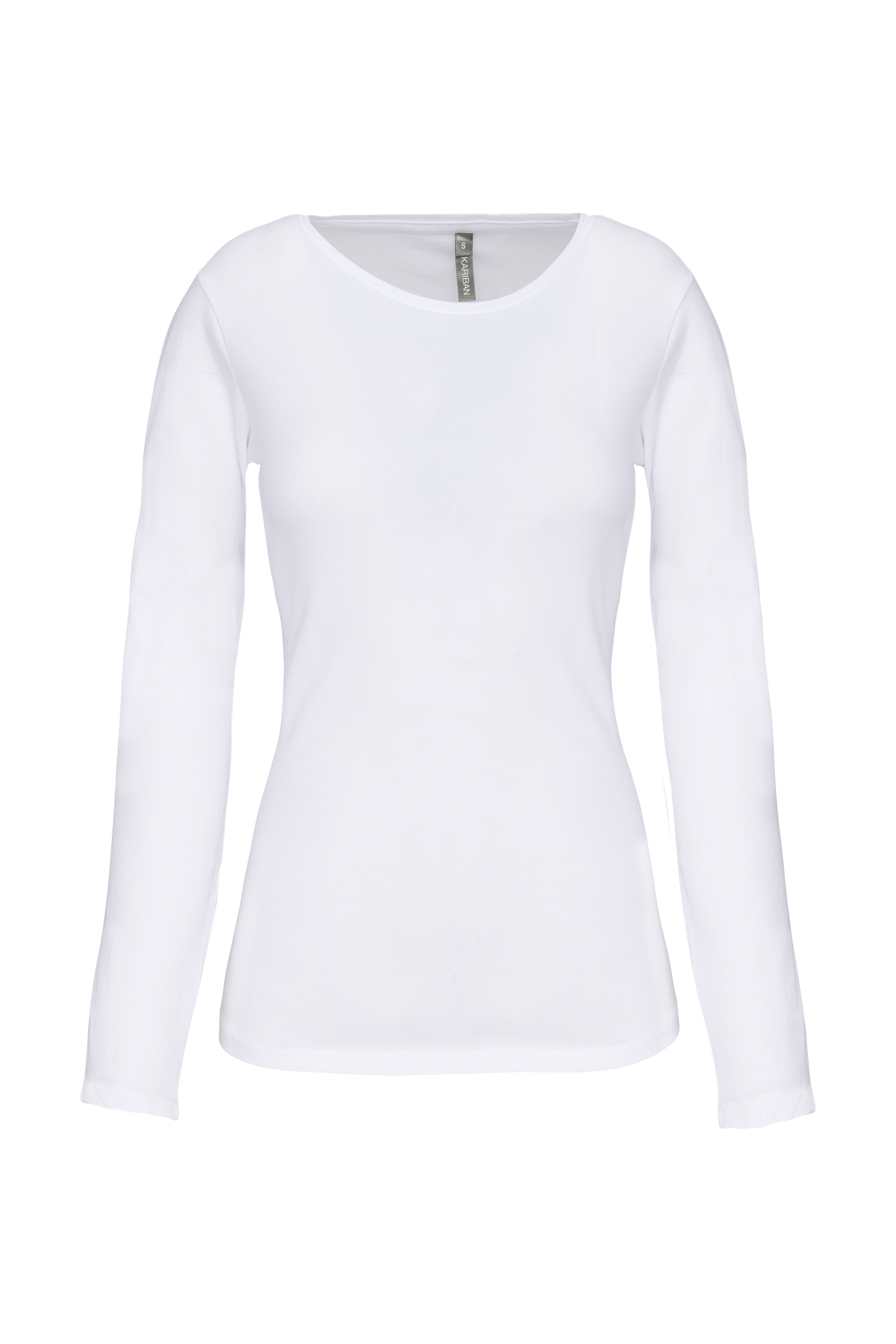 Damen Langarm-T-Shirt mit Rundhalsausschnitt