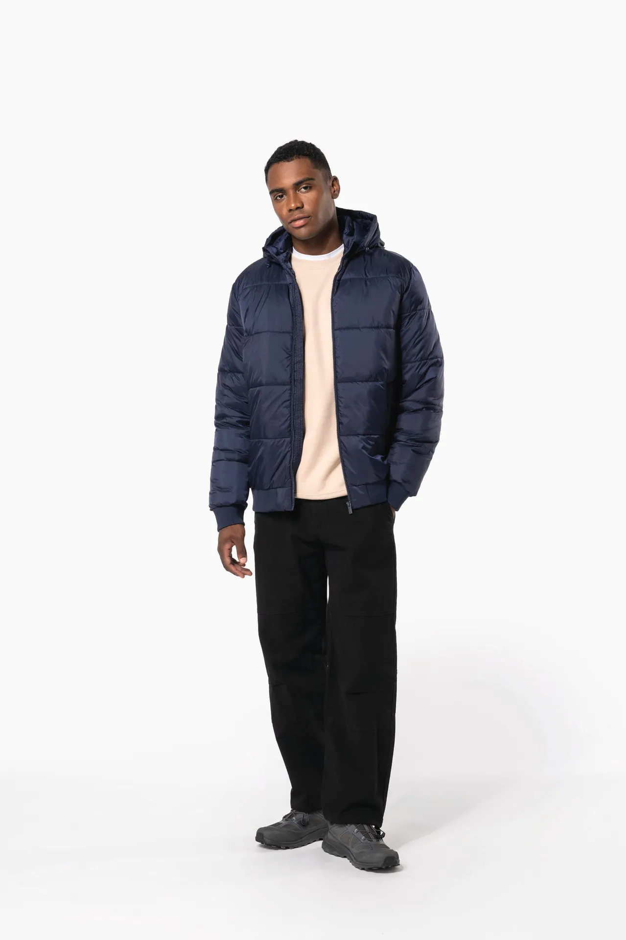 Recycelte Unisex-Ripstop-Jacke mit Kapuze