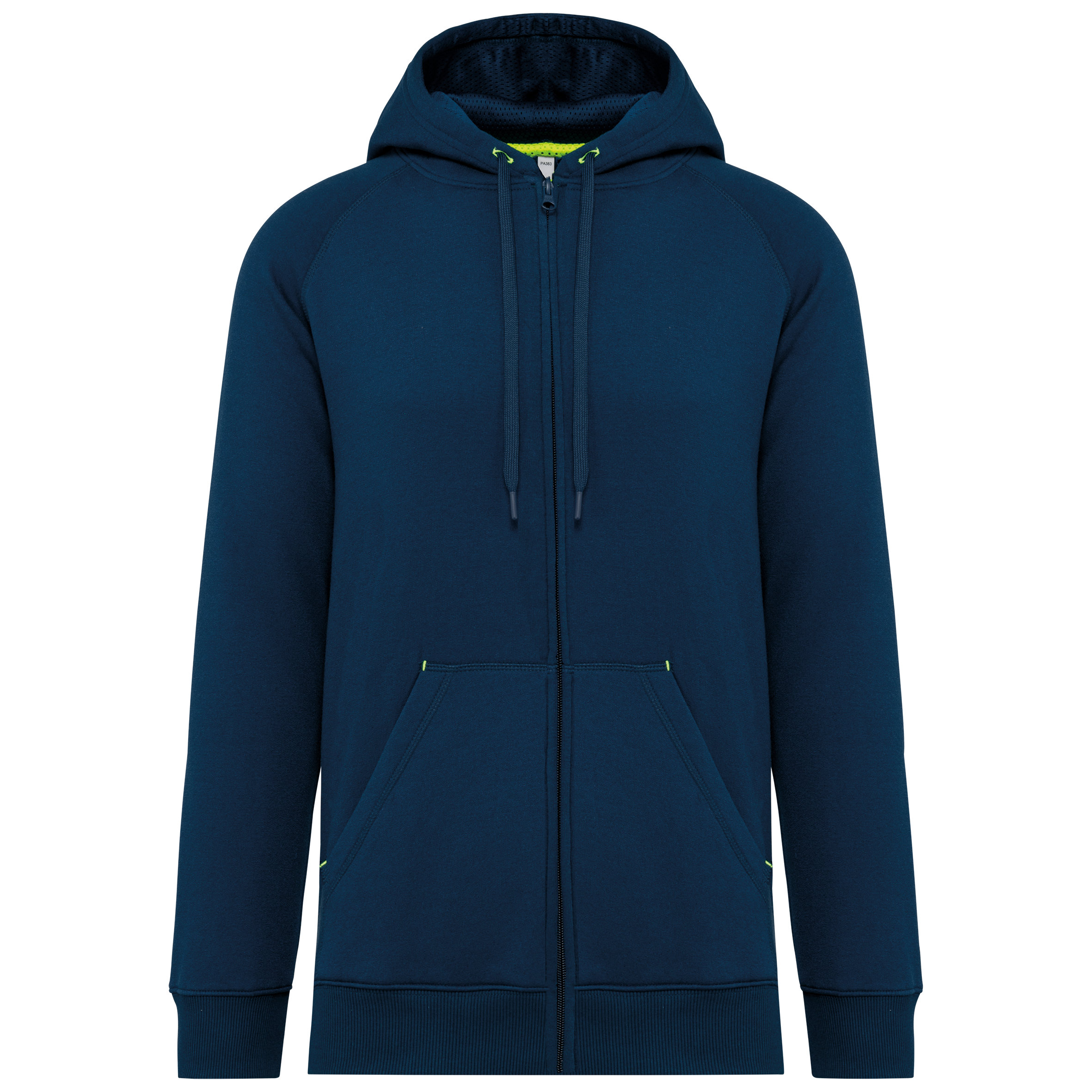 Unisex-kapuzenjacke mit zipper