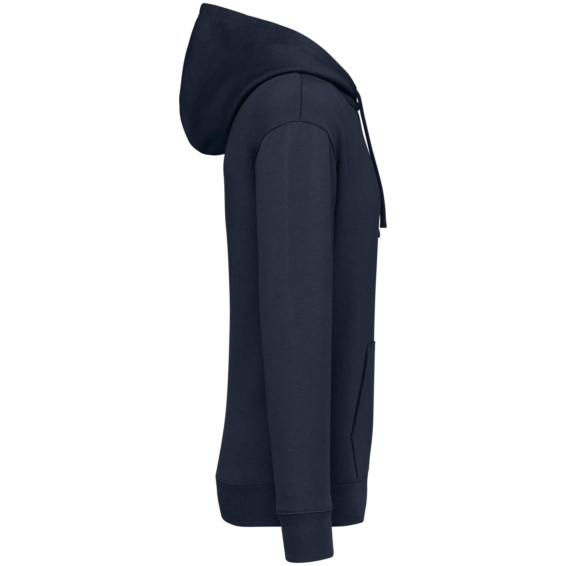 Umweltfreundliches Unisex Kapuzen-Sweatshirt mit hängenden Schultern aus gebürstetem Molton