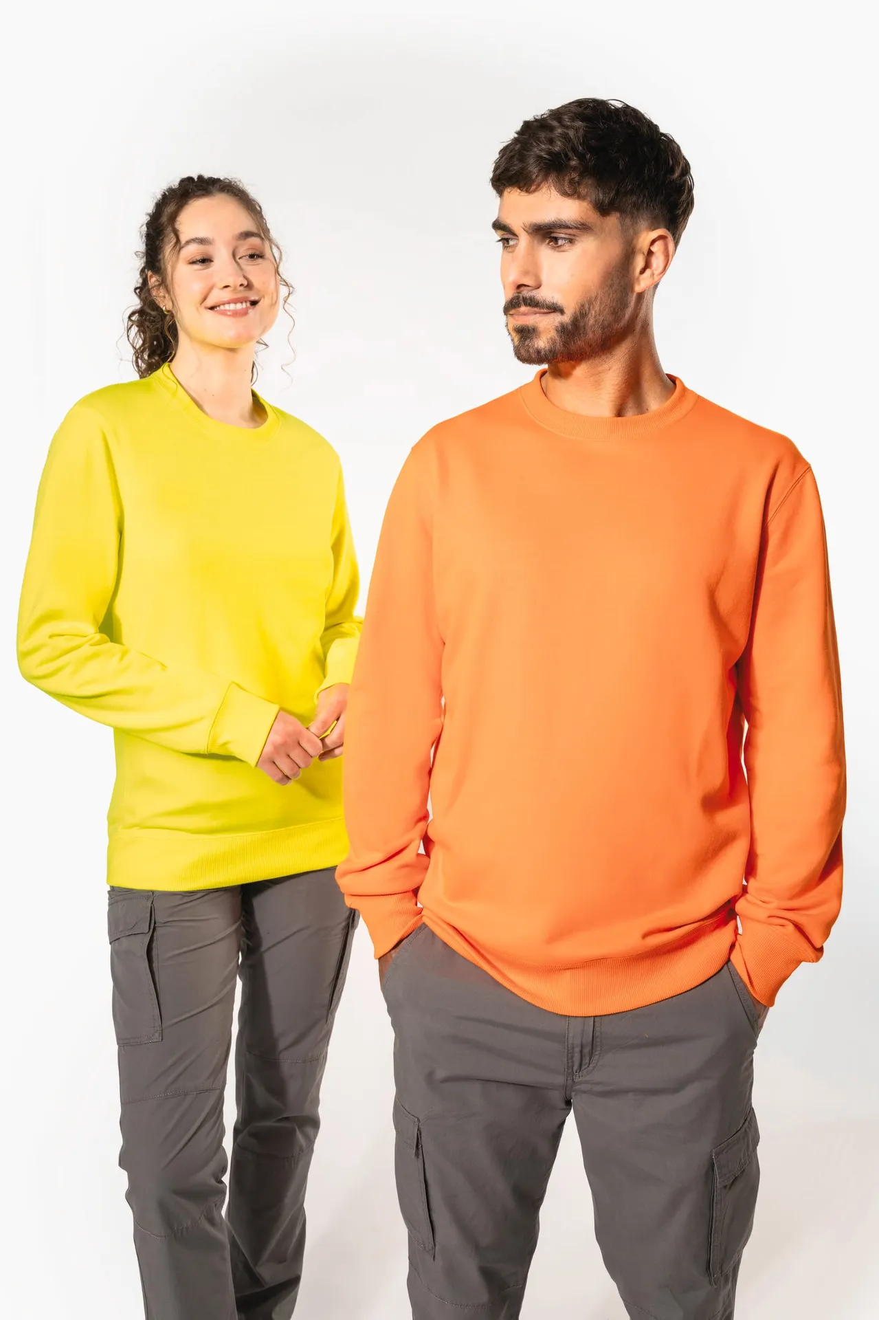 Recyceltes Unisex-Sweatshirt mit Rundhalsausschnitt