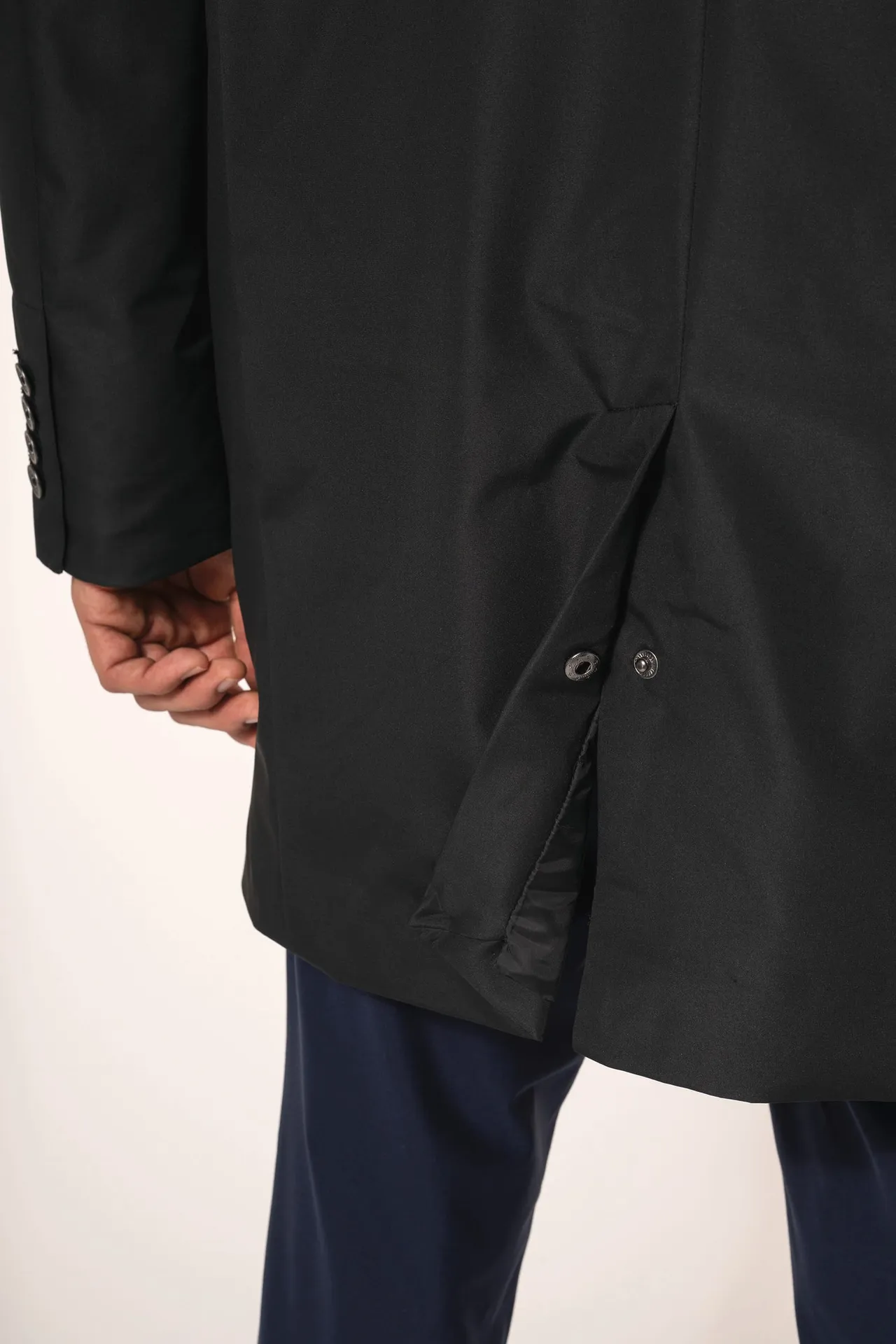 Strukturierter Herren-Trenchcoat