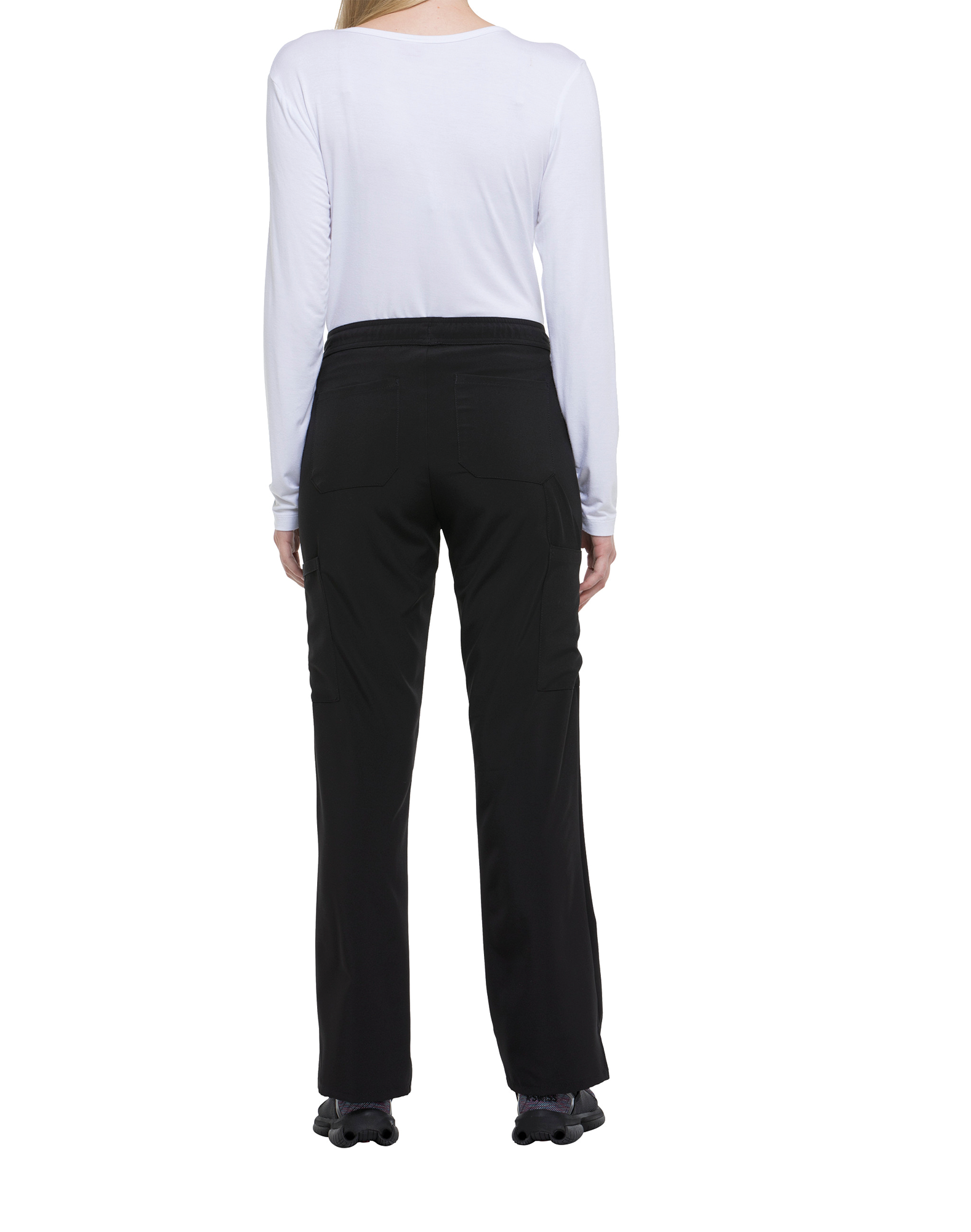 Damenhose mit mittlerem Bund und Kordelzug
