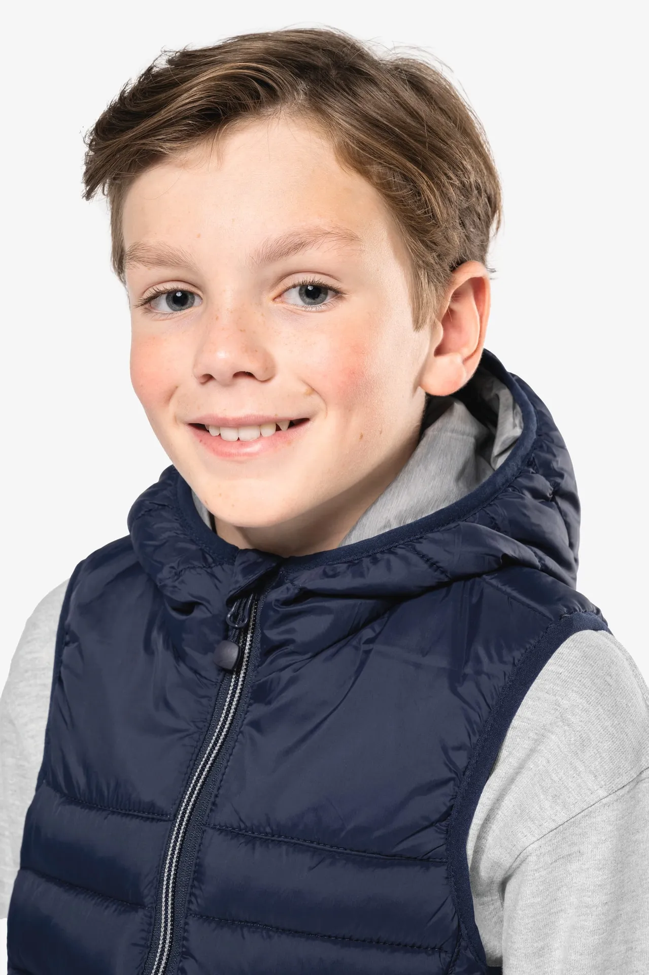 Bodywarmer mit Kapuze für Kinder