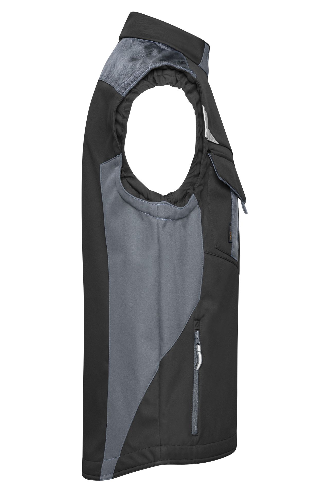 James & Nicholson JN845 – Funktionale Softshell-Arbeitsweste mit CORDURA®