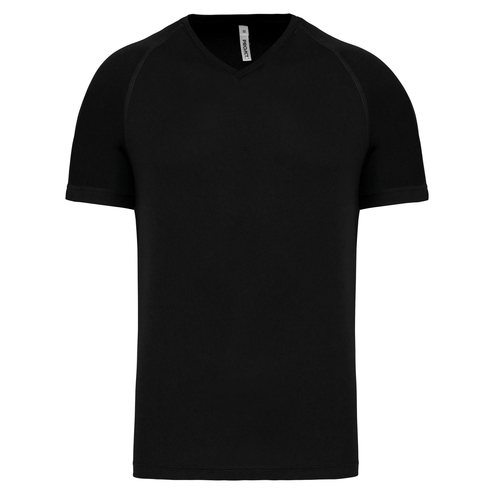 Herren Kurzarm-Sportshirt mit V-Ausschnitt