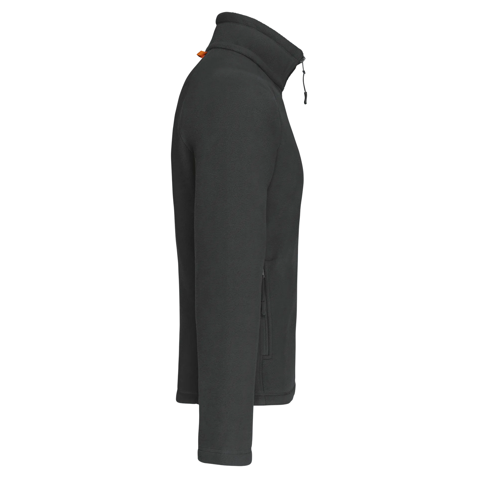 Mikrofleece-Jacke mit Reißverschluss Raglanärmel für Herren