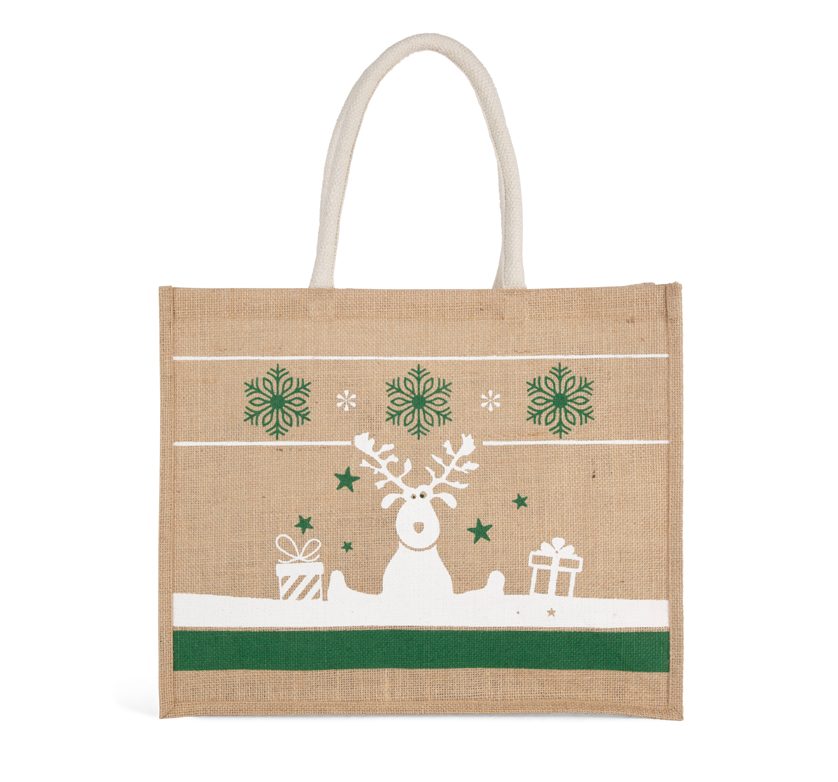 Einkaufstasche mit Weihnachtsmotiven Einkaufstasche mit Weihnachtsmotiven