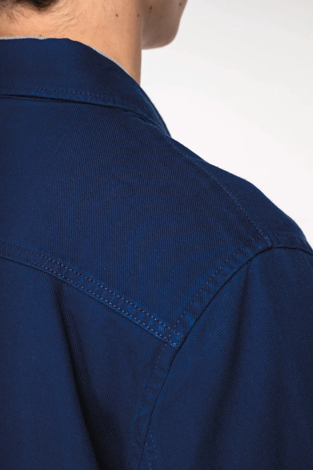 Umweltfreundliche Ausgewaschenes Herren Worker-Überhemd