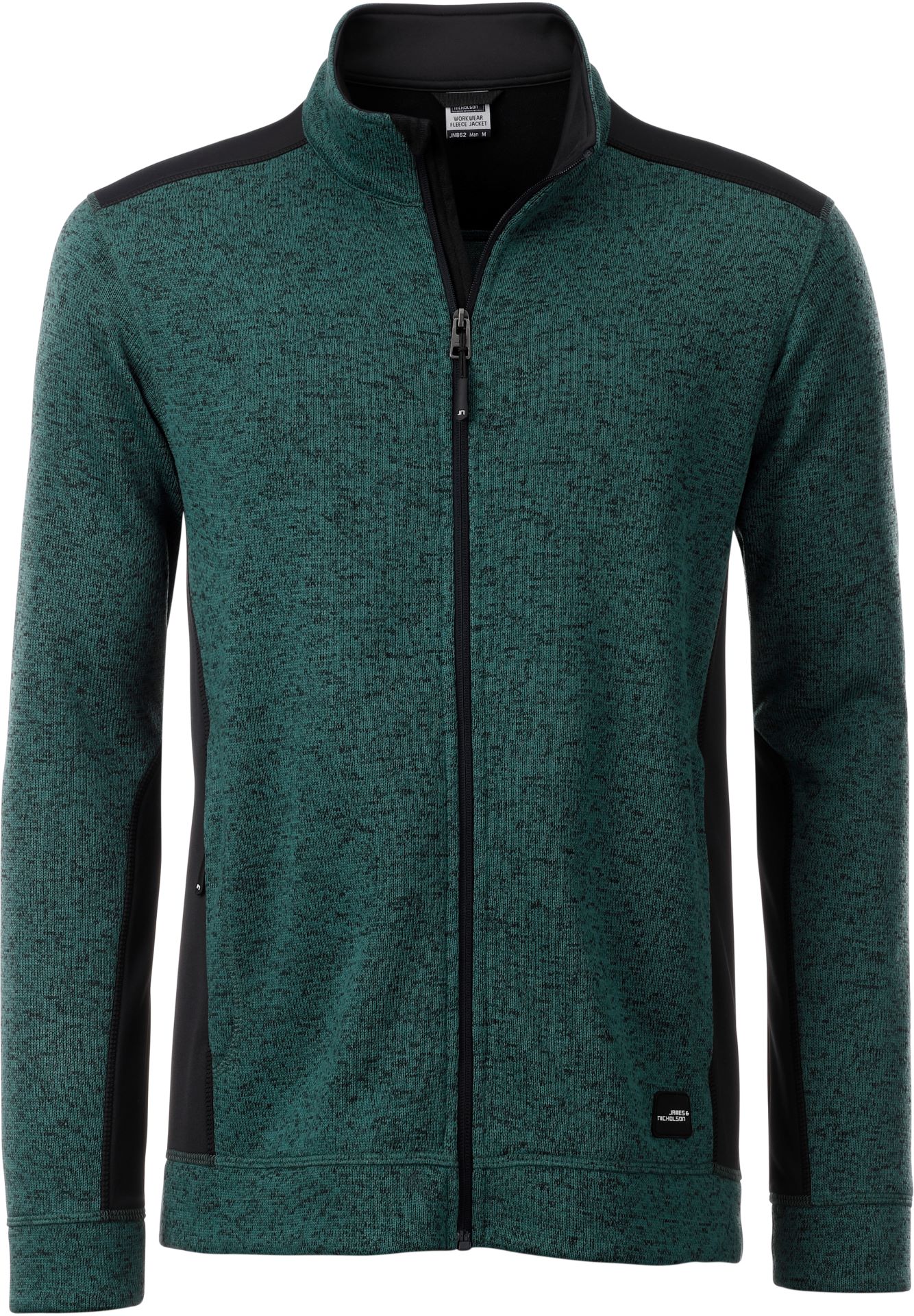 Dark-Green-Melange / Black 