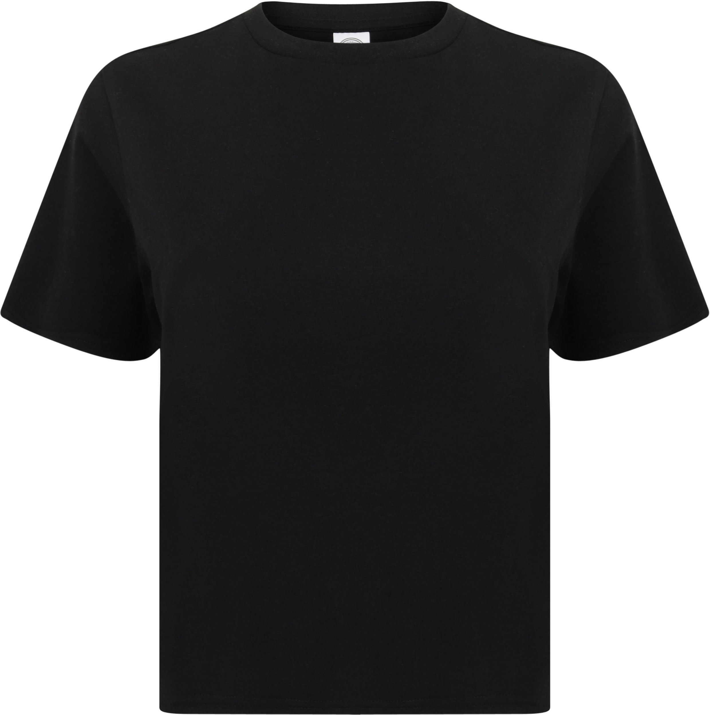 Kurzes, eckig geschnittenes damen-t-shirt