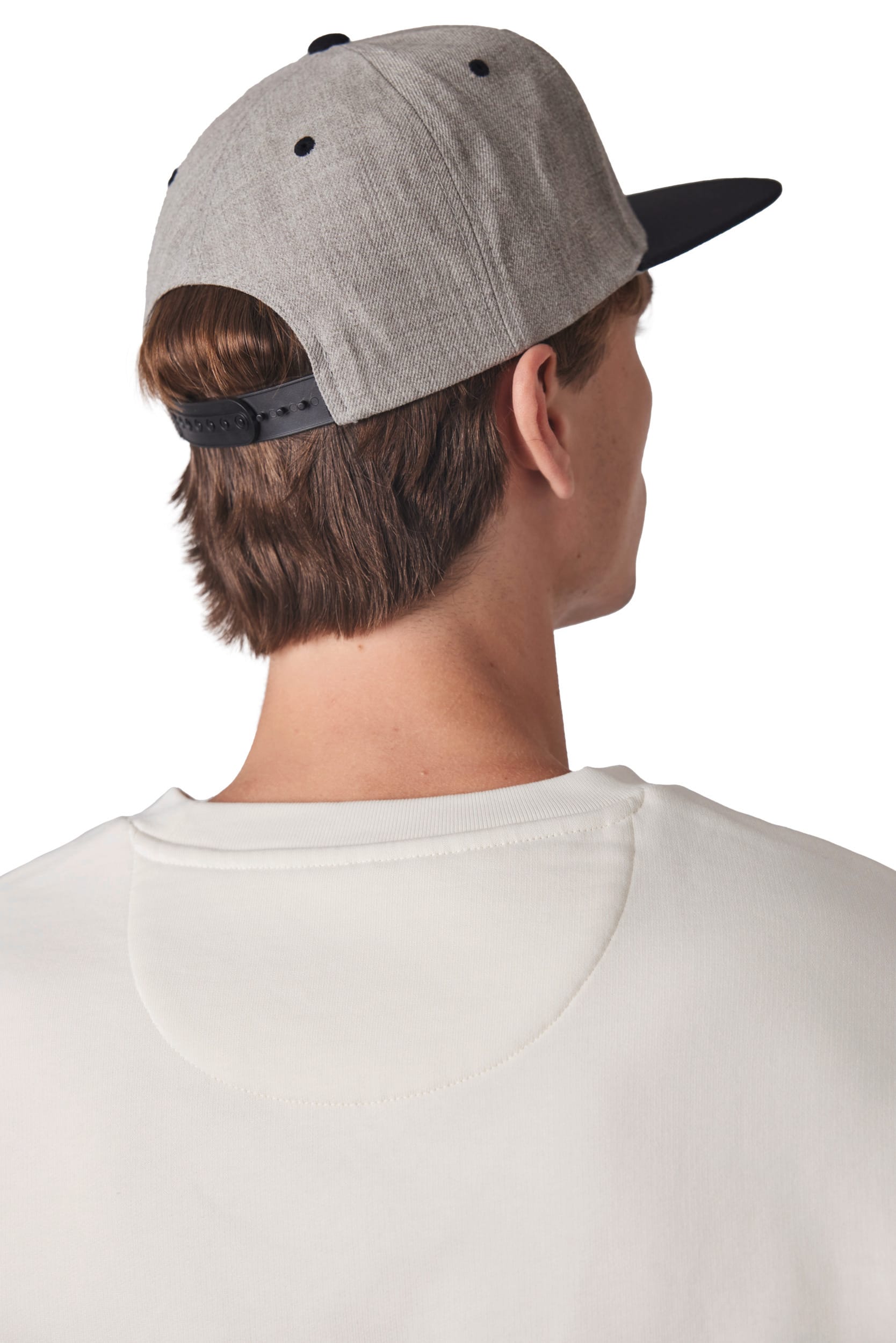 6-Panel-Kappe, flacher Schirm