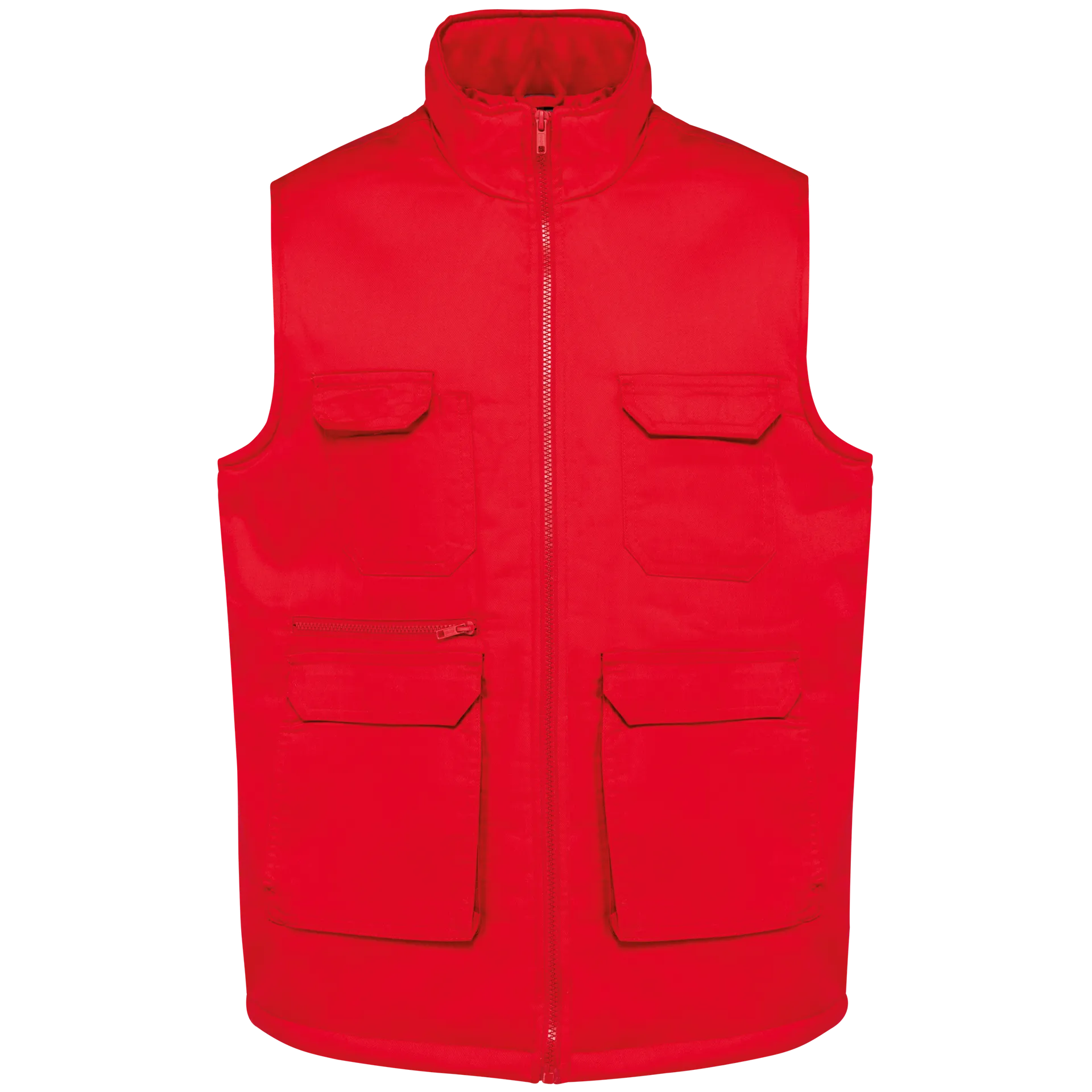 Gefütterte Unisex-Weste aus  Baumwollpolyester