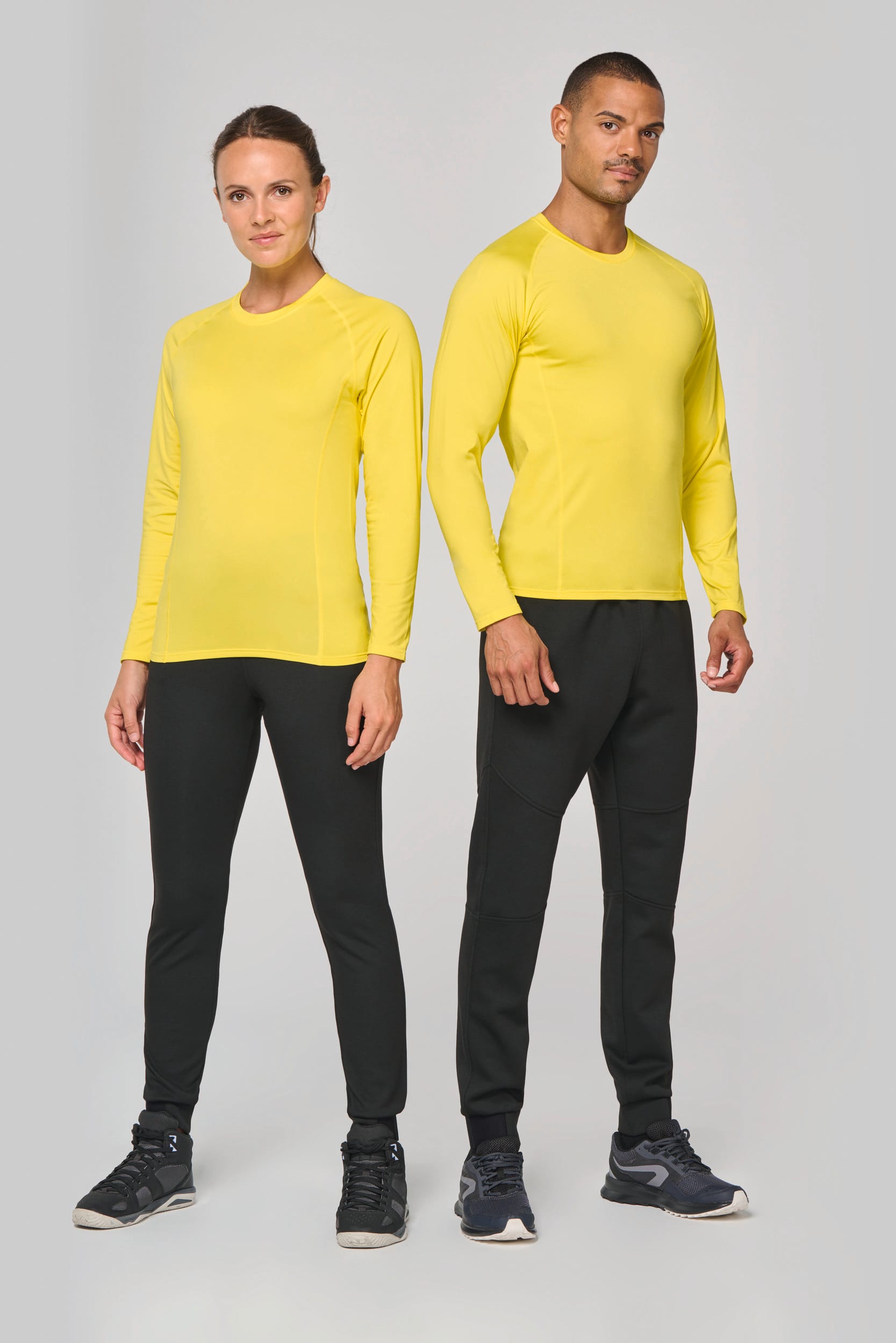Langarm Doppelhaut T-Shirt. Schnelltrocknend