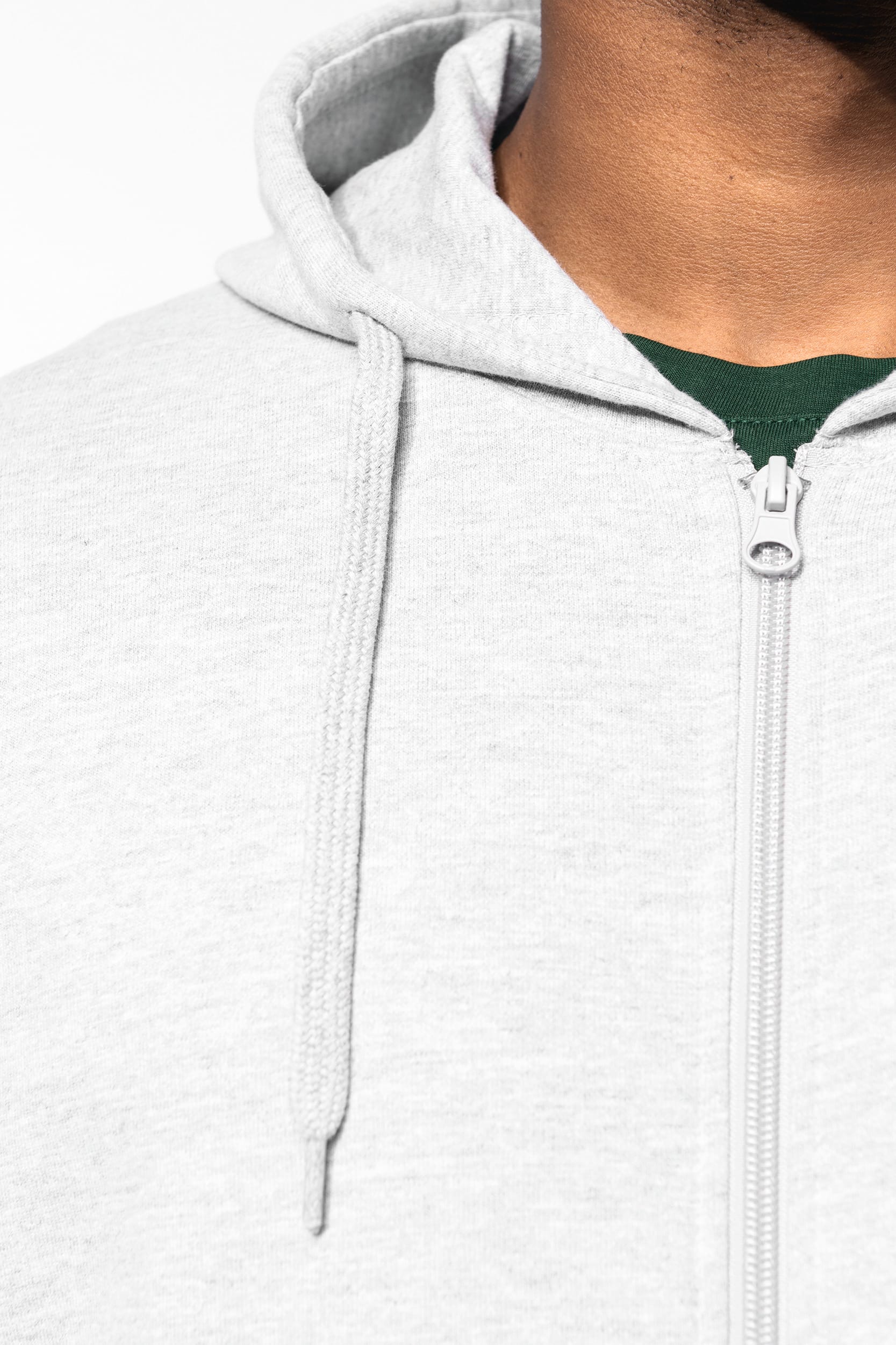 Kapuzen-sweatshirt mit Reißverschluss