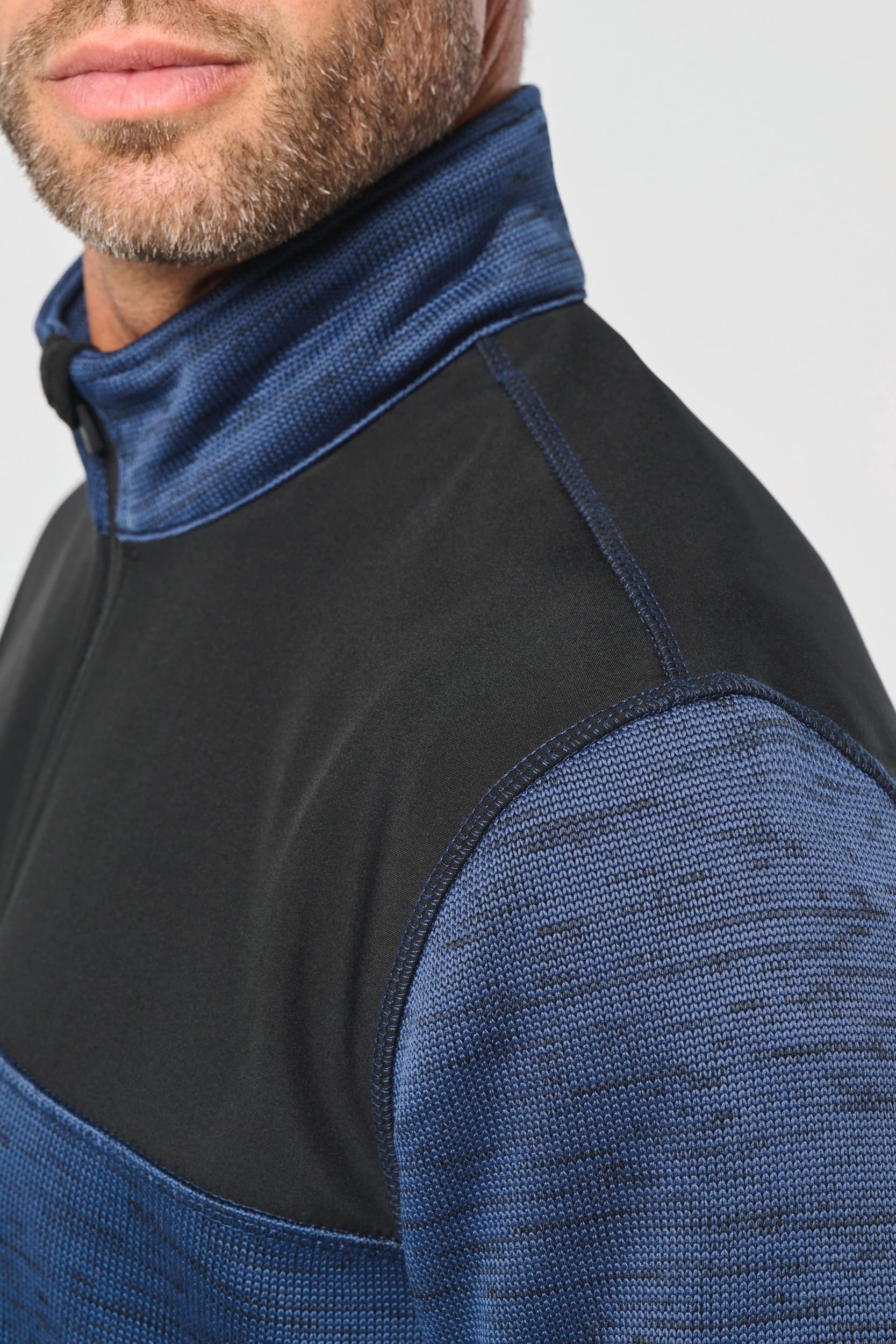 Recycelte Herren Polyestertrikot Jacke