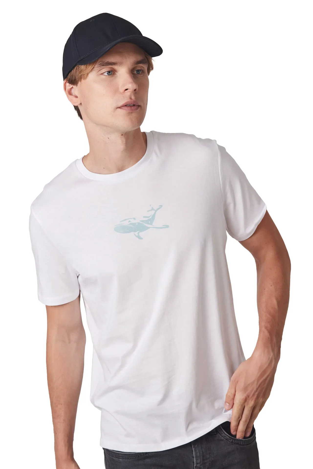 6-Panel-Kappe aus recycelter Baumwolle