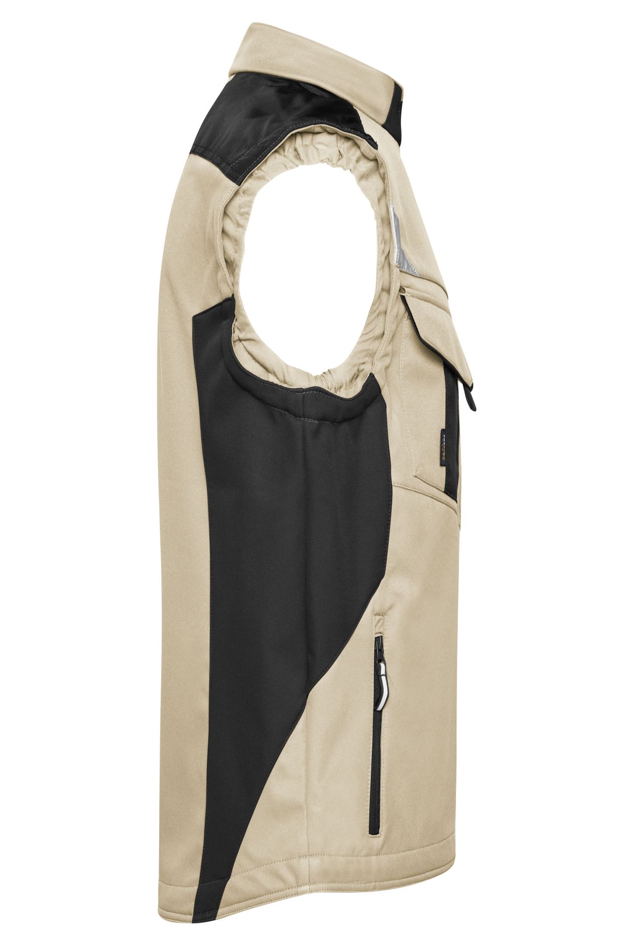 James & Nicholson JN845 – Funktionale Softshell-Arbeitsweste mit CORDURA®