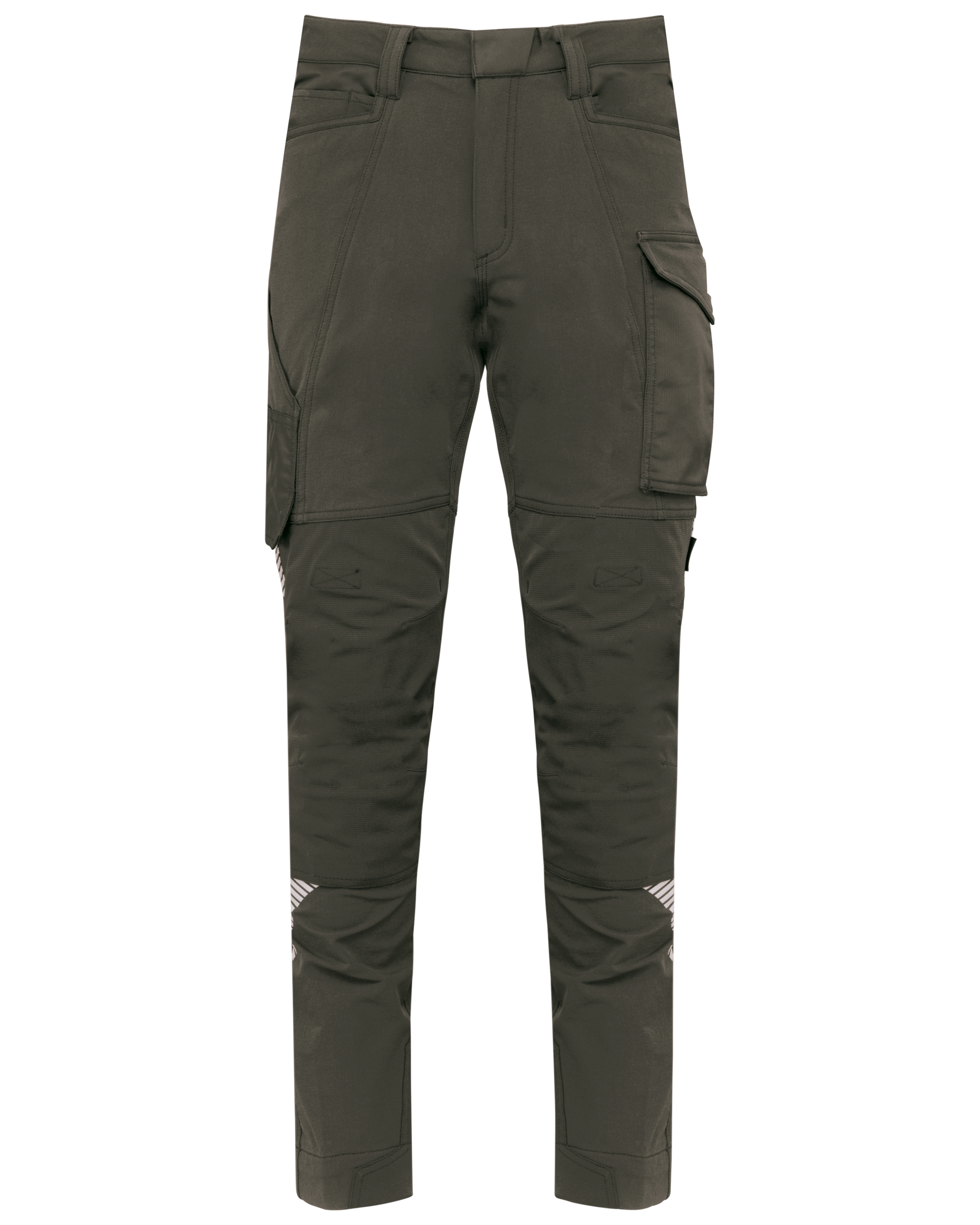 Leichte Stretchhose mit mehreren Taschen aus recyceltem Material