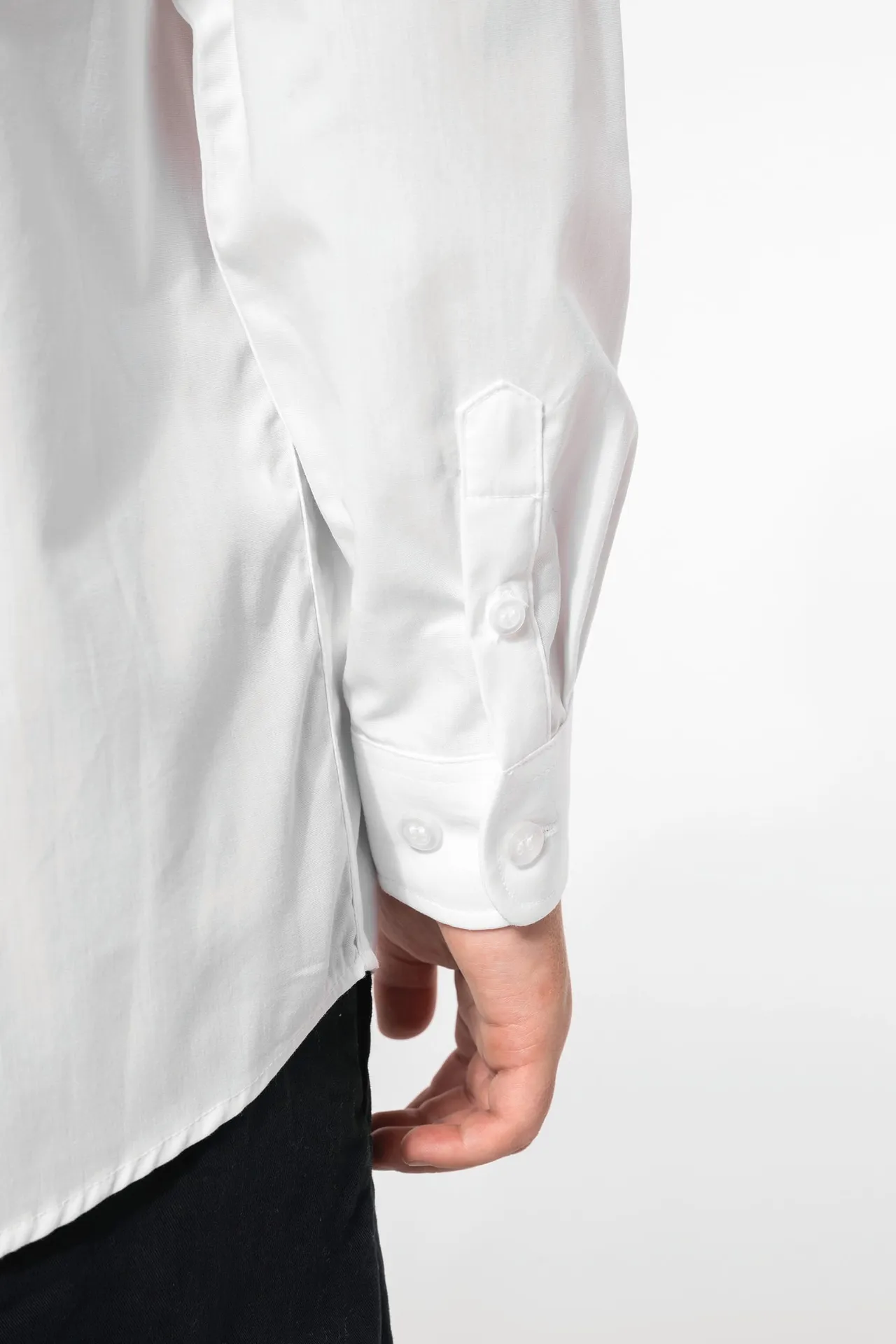 Kinder Popelin-Hemd Langarm