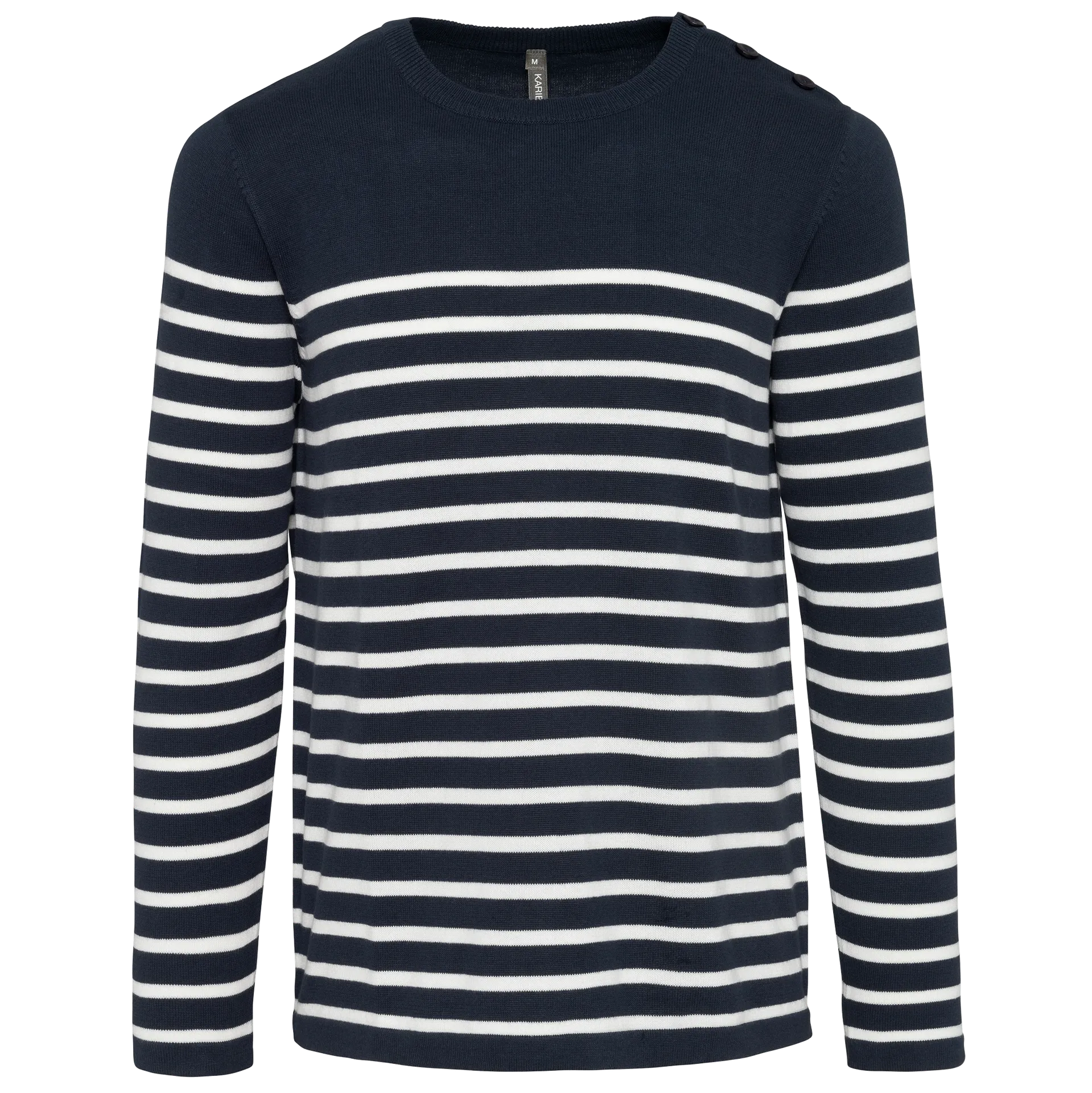 Herrenpullover im Marine-Stil