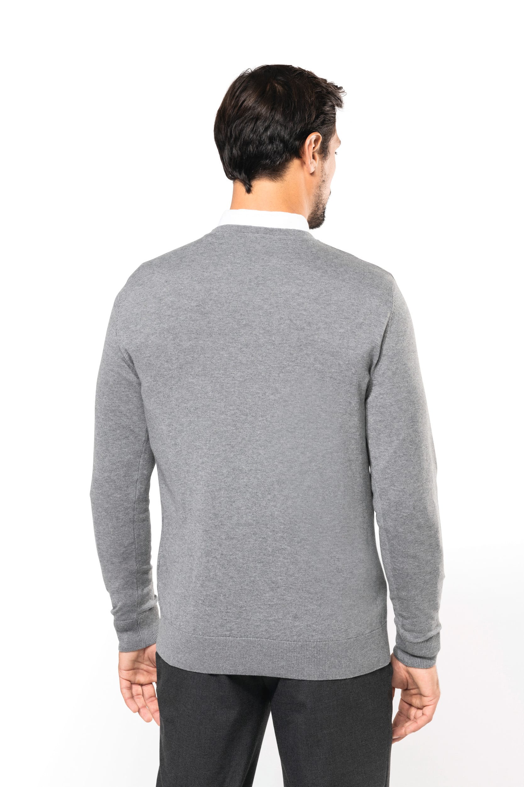 Supima®-Herrenpullover mit Rundhalsausschnitt