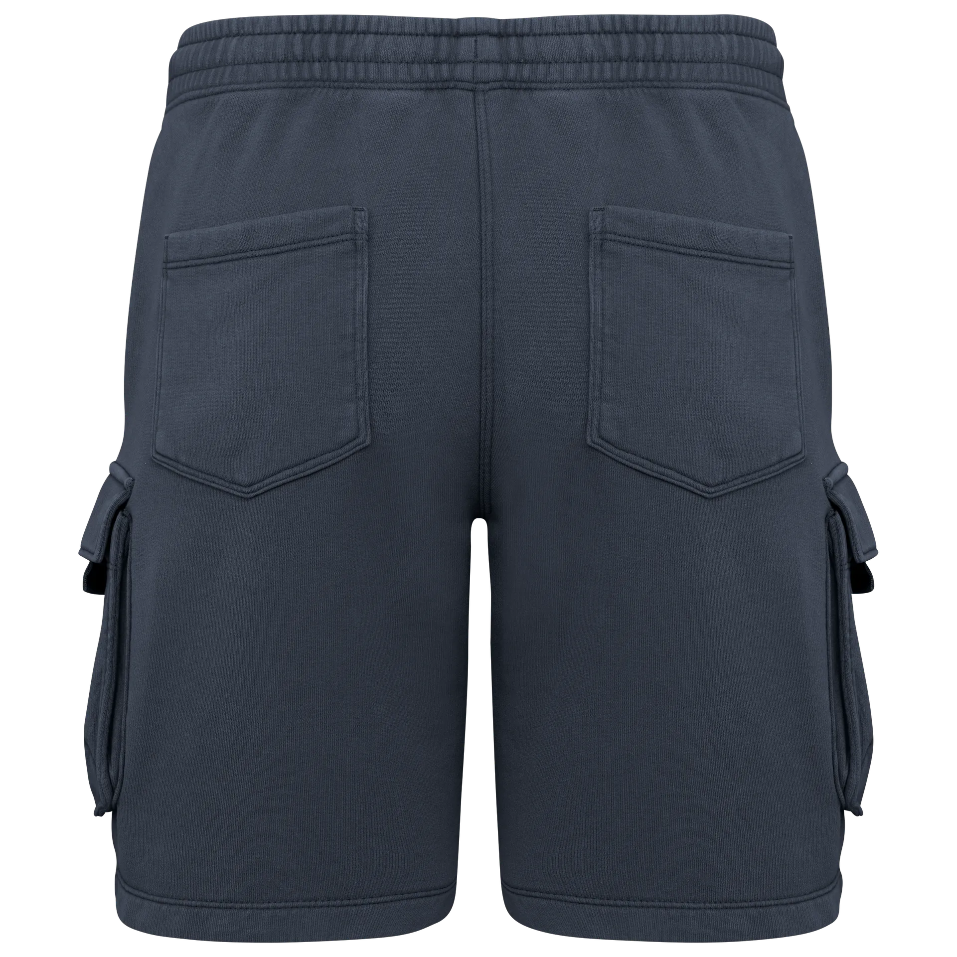 Umweltfreundliche ausgewaschene French Terry Cargo-Shorts für Herren