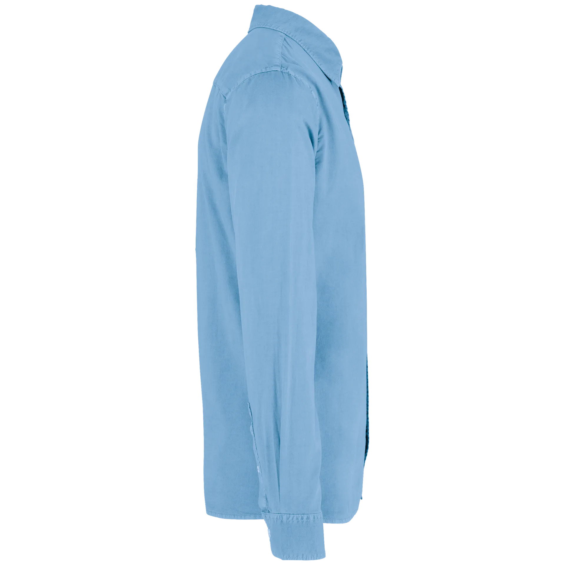 Umweltfreundliches ausgewaschenes Herrenhemd