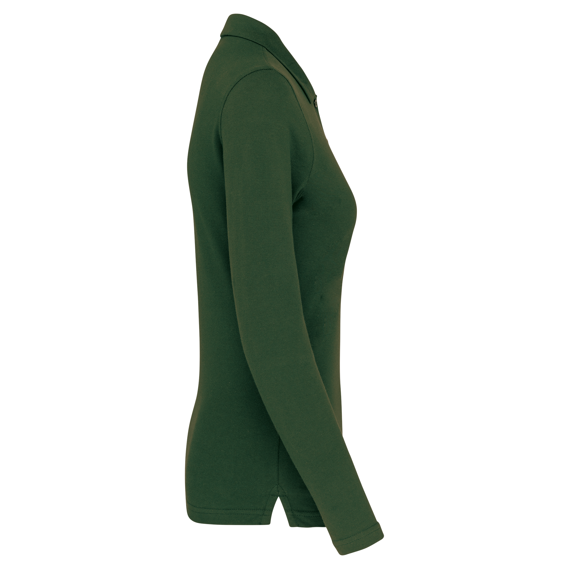 Damen Piqué Poloshirt Langarm