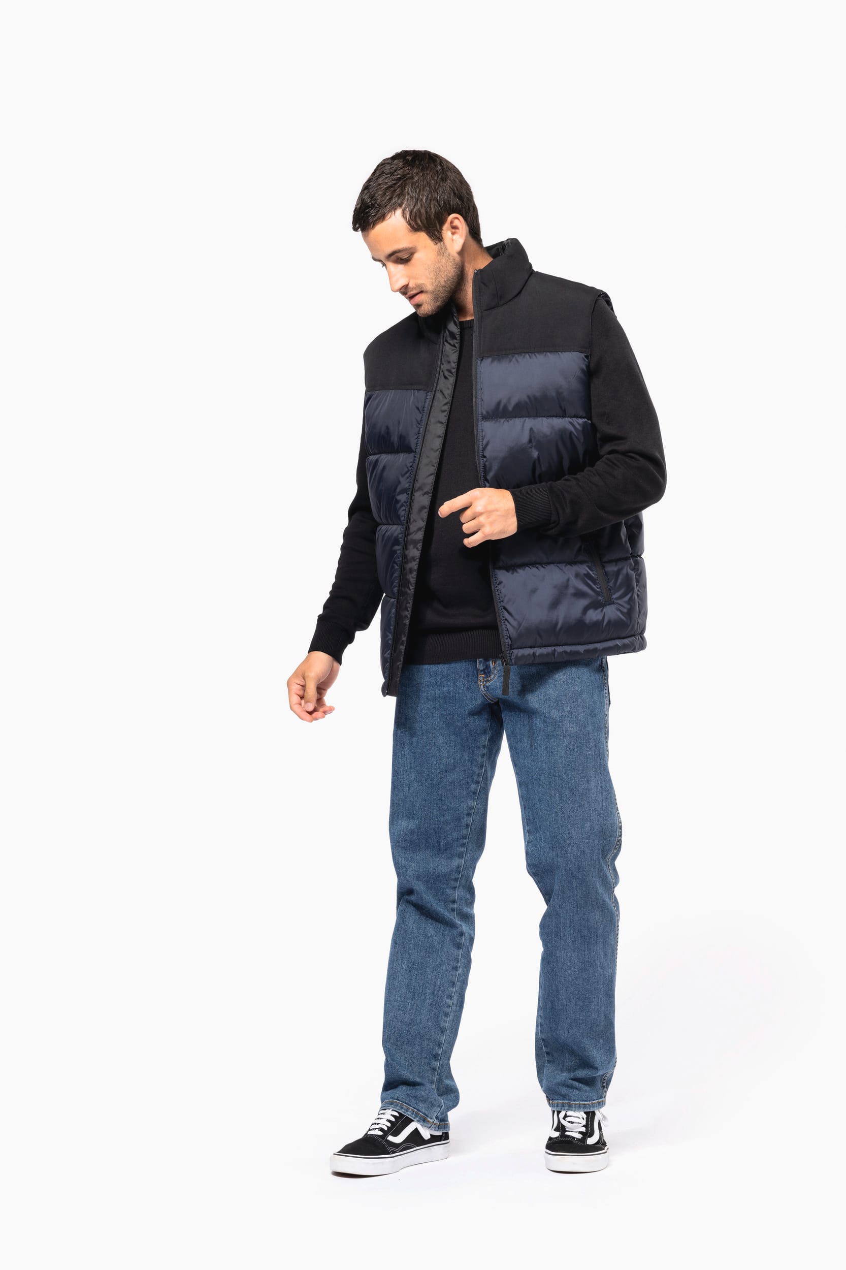 Gesteppter Unisex-Bodywarmer in zwei Farbtönen