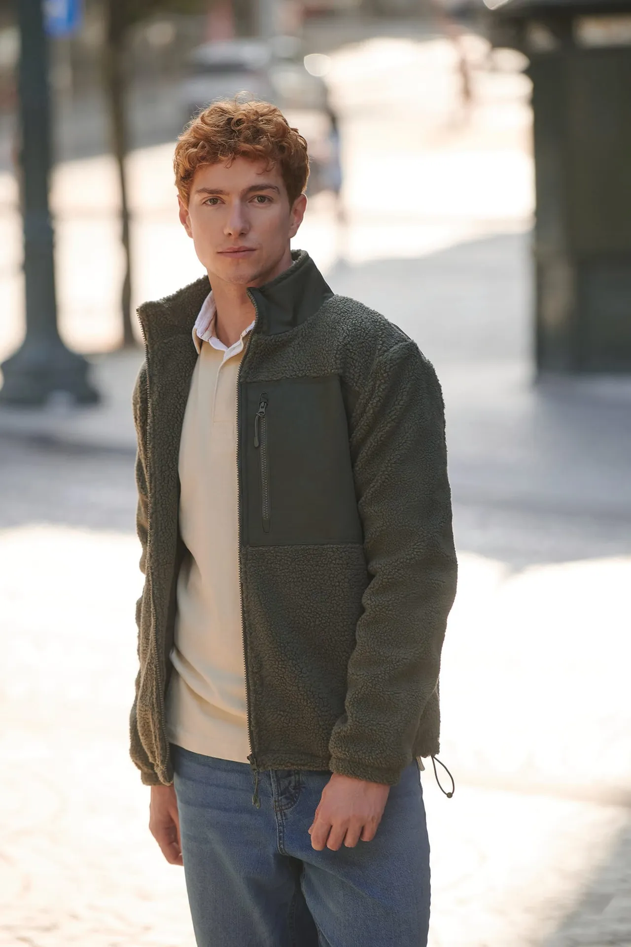 Recycelter Sherpa-Fleece