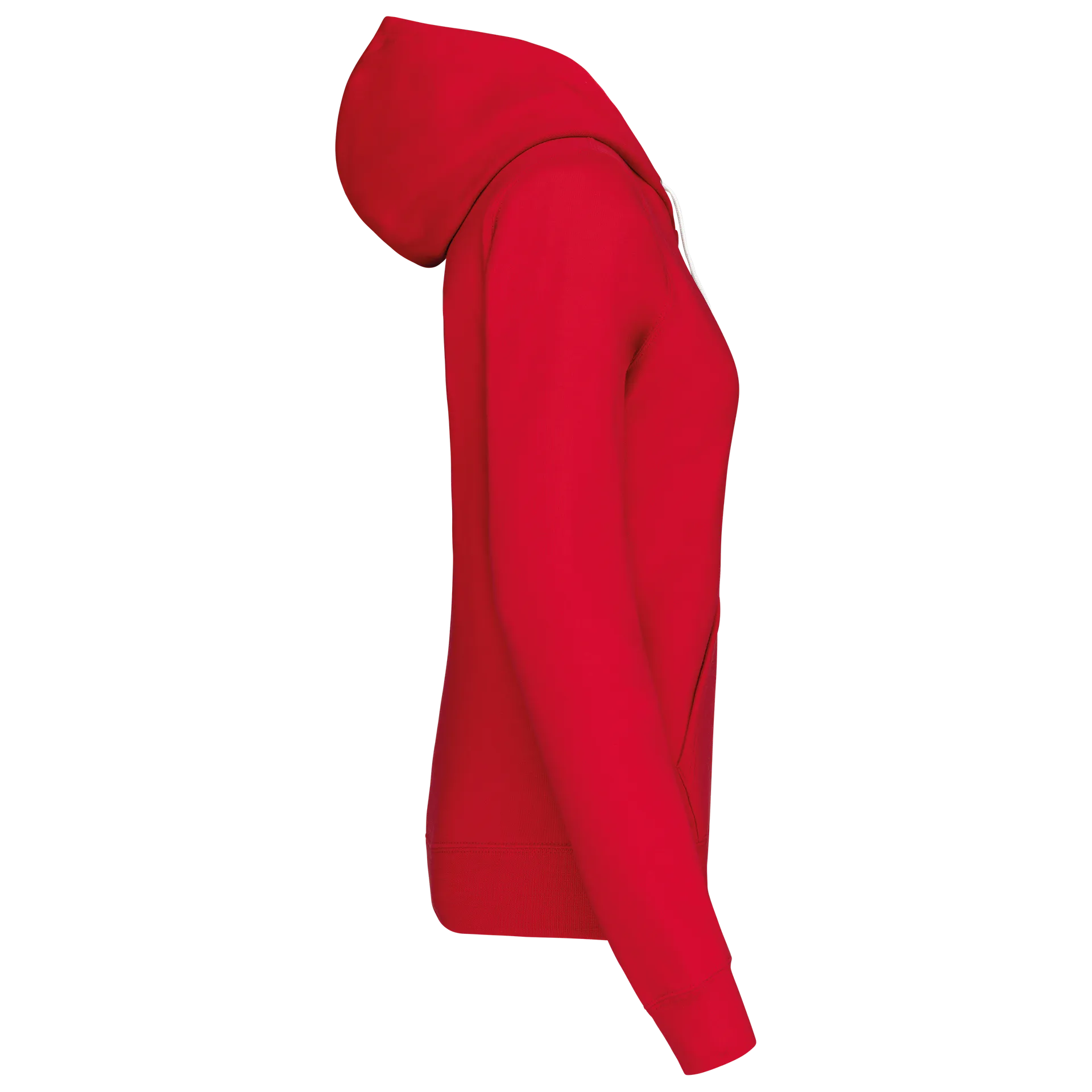 DAMEN-KAPUZENSWEATSHIRT BICOLOR mit Reißverschluss