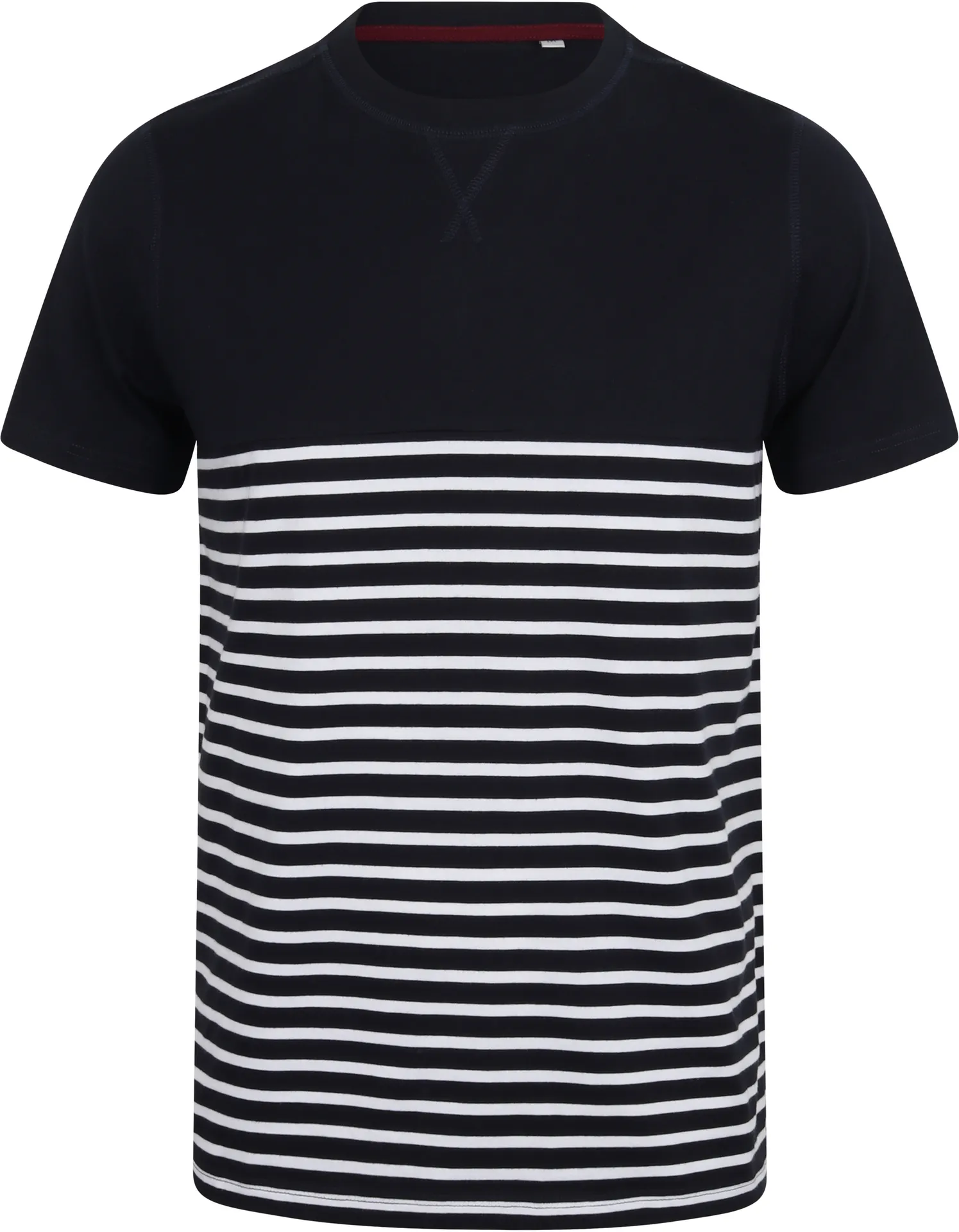 Breton t-shirt, kurzärmelig