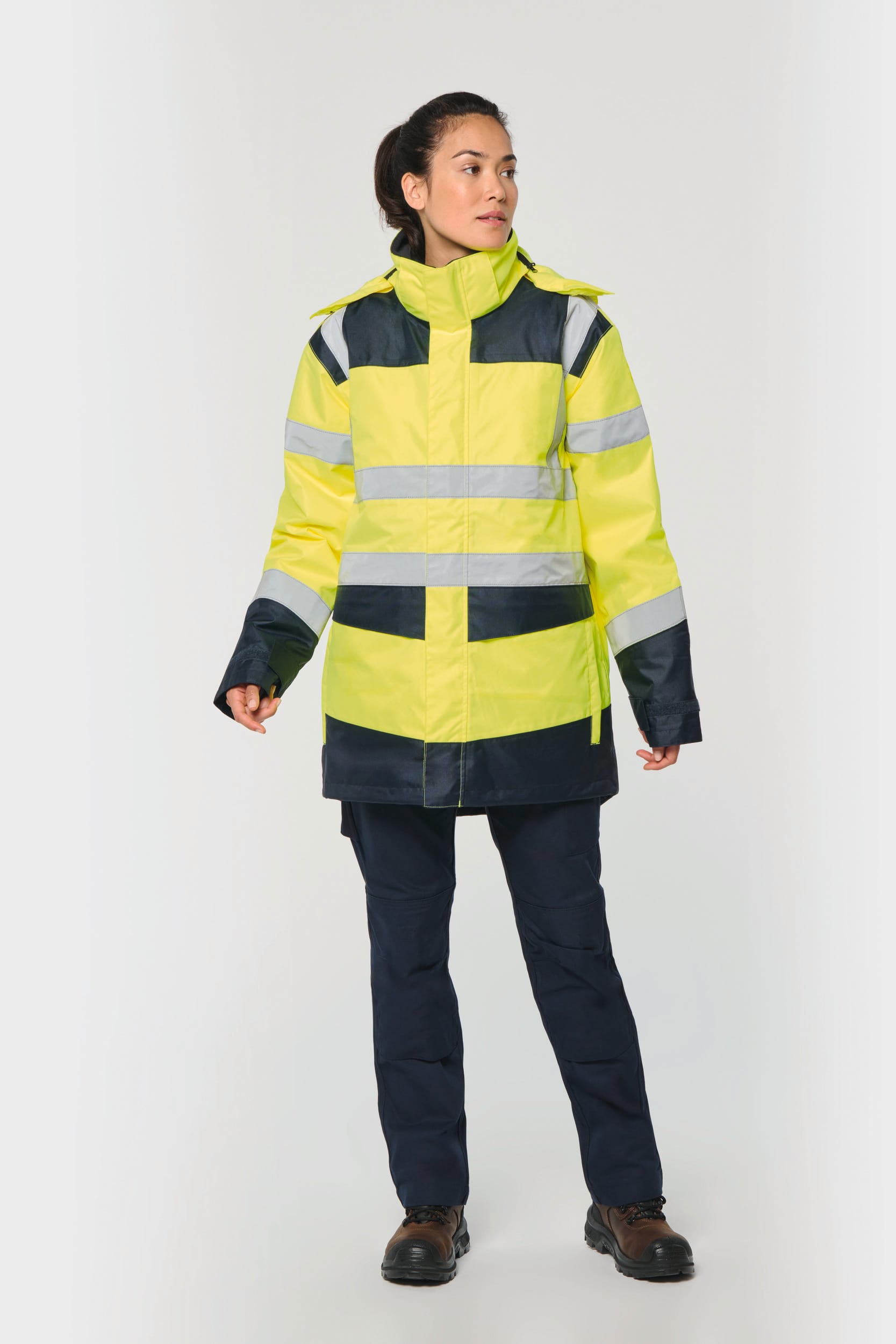 Recycelter Sicherheitsparka 4 in 1