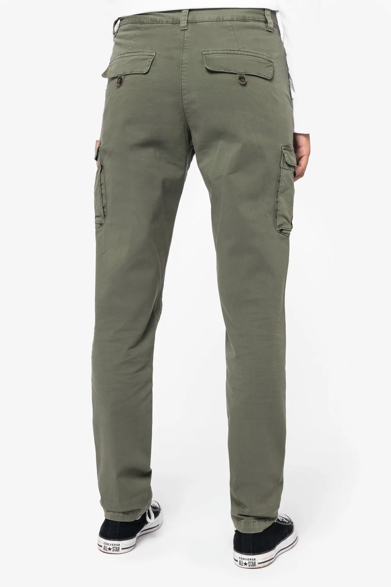 Umweltfreundliche ausgewaschene Cargohose für Damen