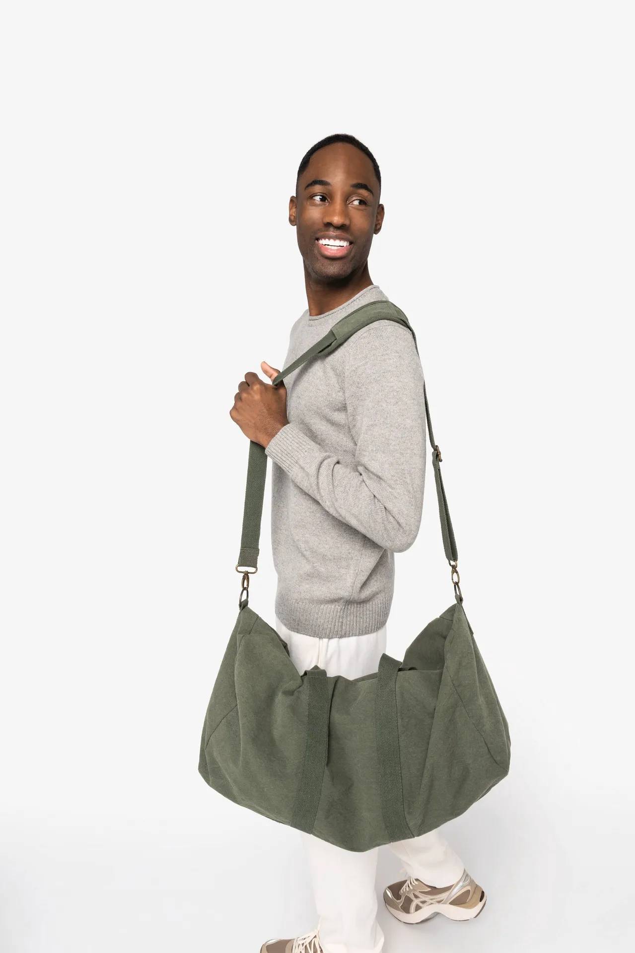 Umweltfreundliche Vintage-Reisetasche