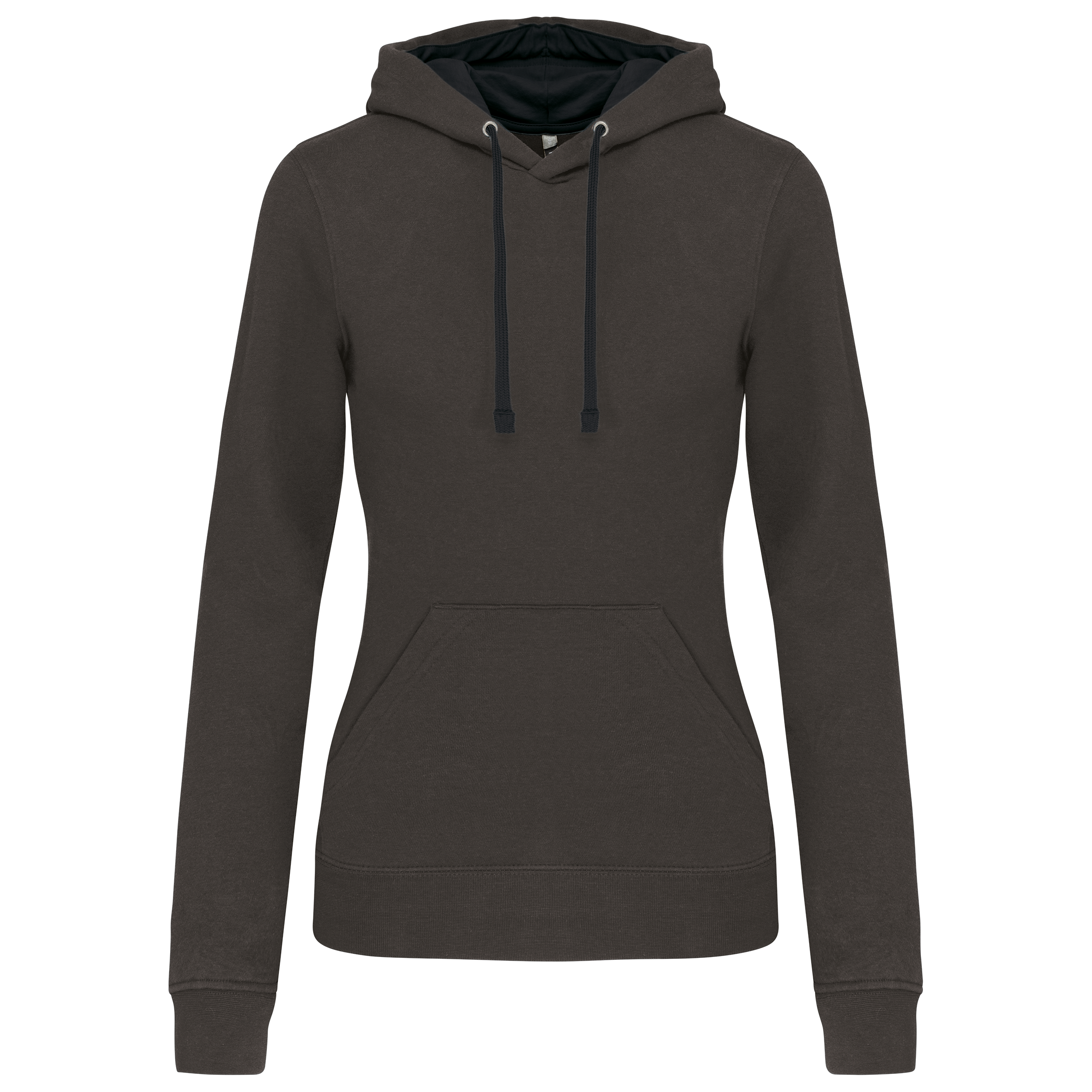Damen-kapuzensweatshirt bicolor