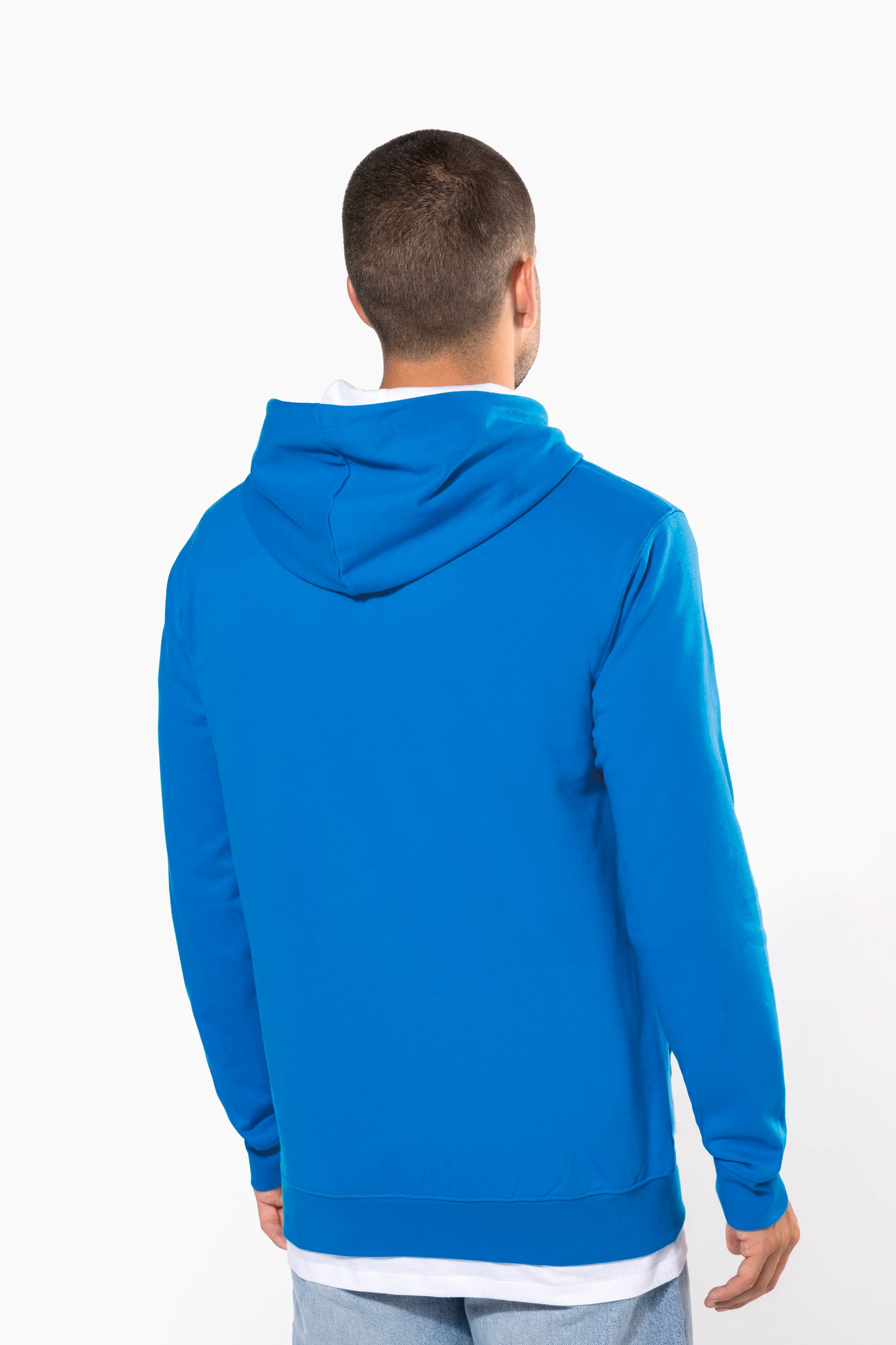 Herren-kapuzensweatshirt bicolor