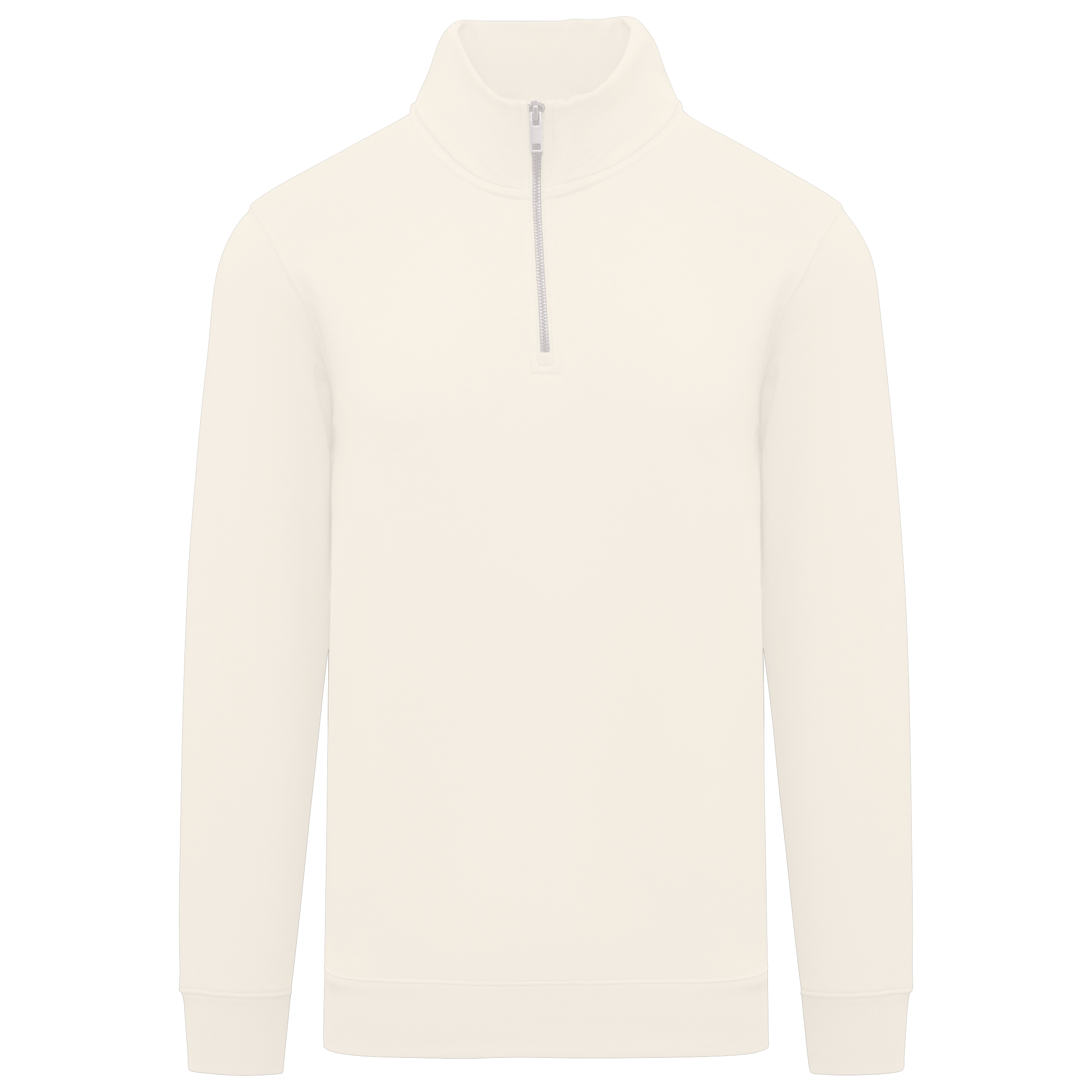 Umweltfreundliches Sweatshirt mit Stehkragen und Reißverschluss für Herren