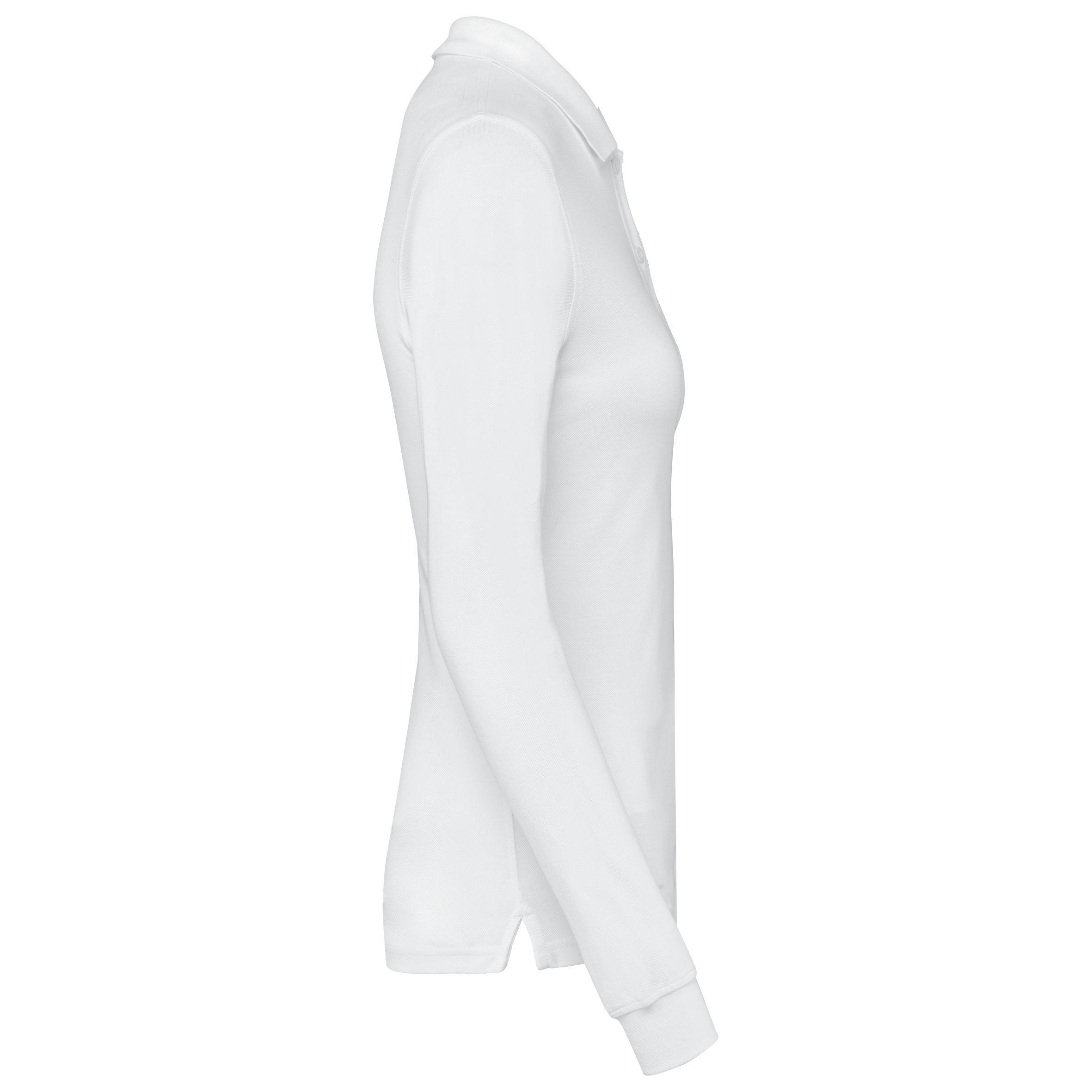 Damen Piqué-Polohemd lange Ärmel Bio180
